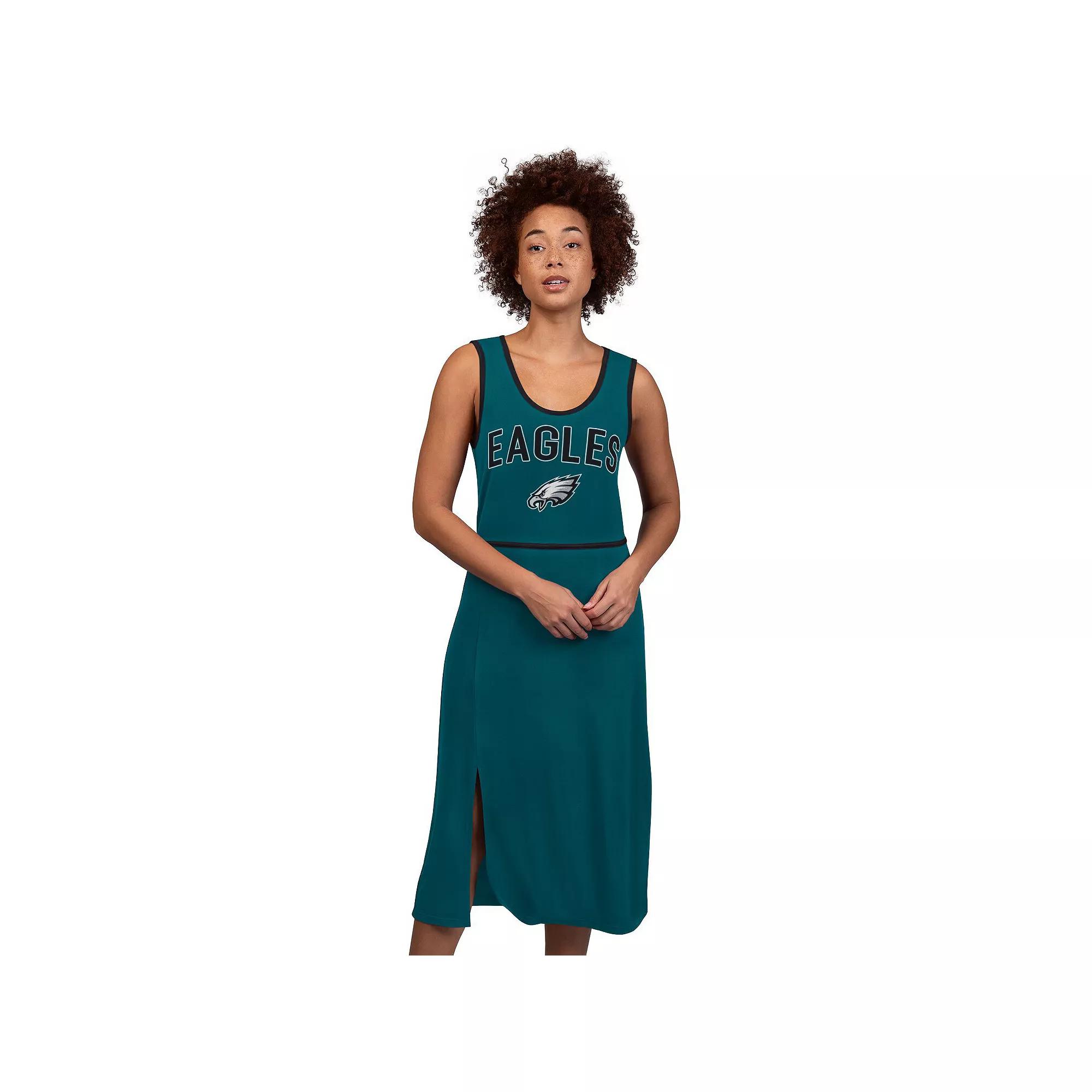 Women's G-III 4Her by Carl Banks Midnight Green Philadelphia Eagles Center Field Maxi Dress,  Product Image