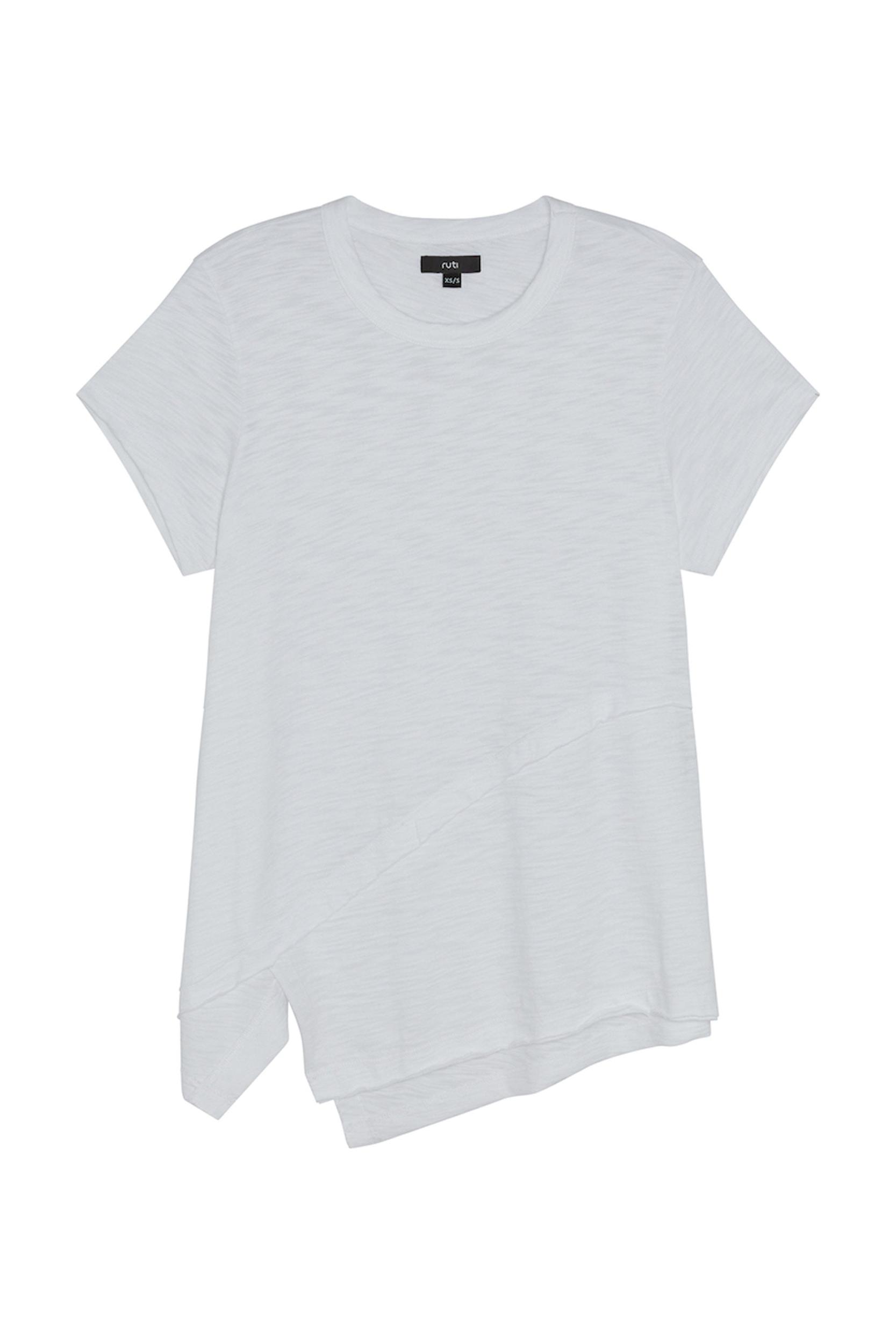 Inner Glow Asymmetric Short Sleeve Top Product Image