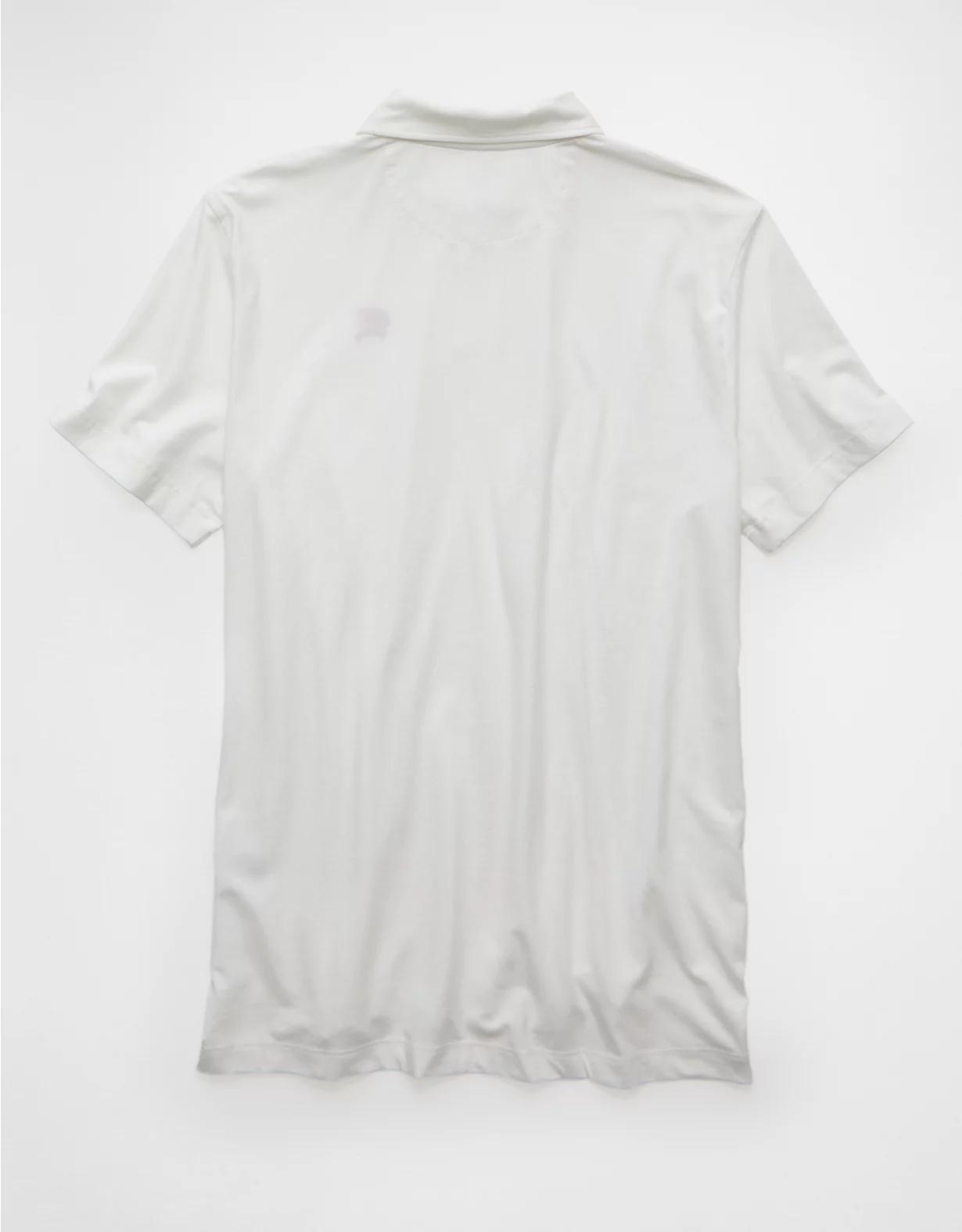 AE 24/7 Wisconsin Badgers Graphic Club Polo Shirt Product Image