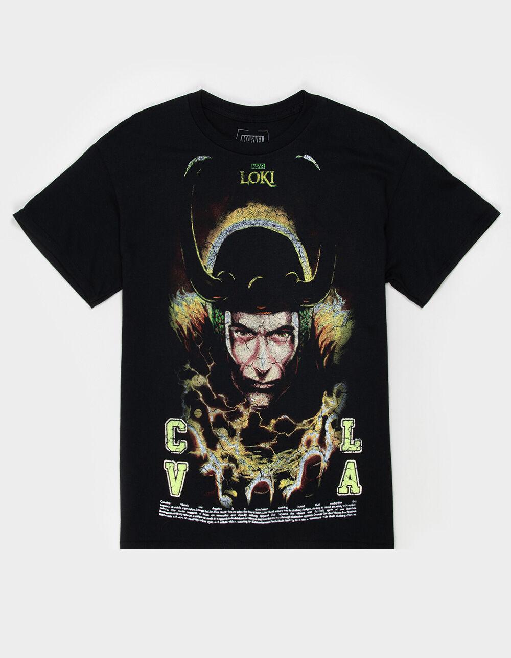 CVLA x Marvel Villains Loki Mens Tee - BLACK Product Image