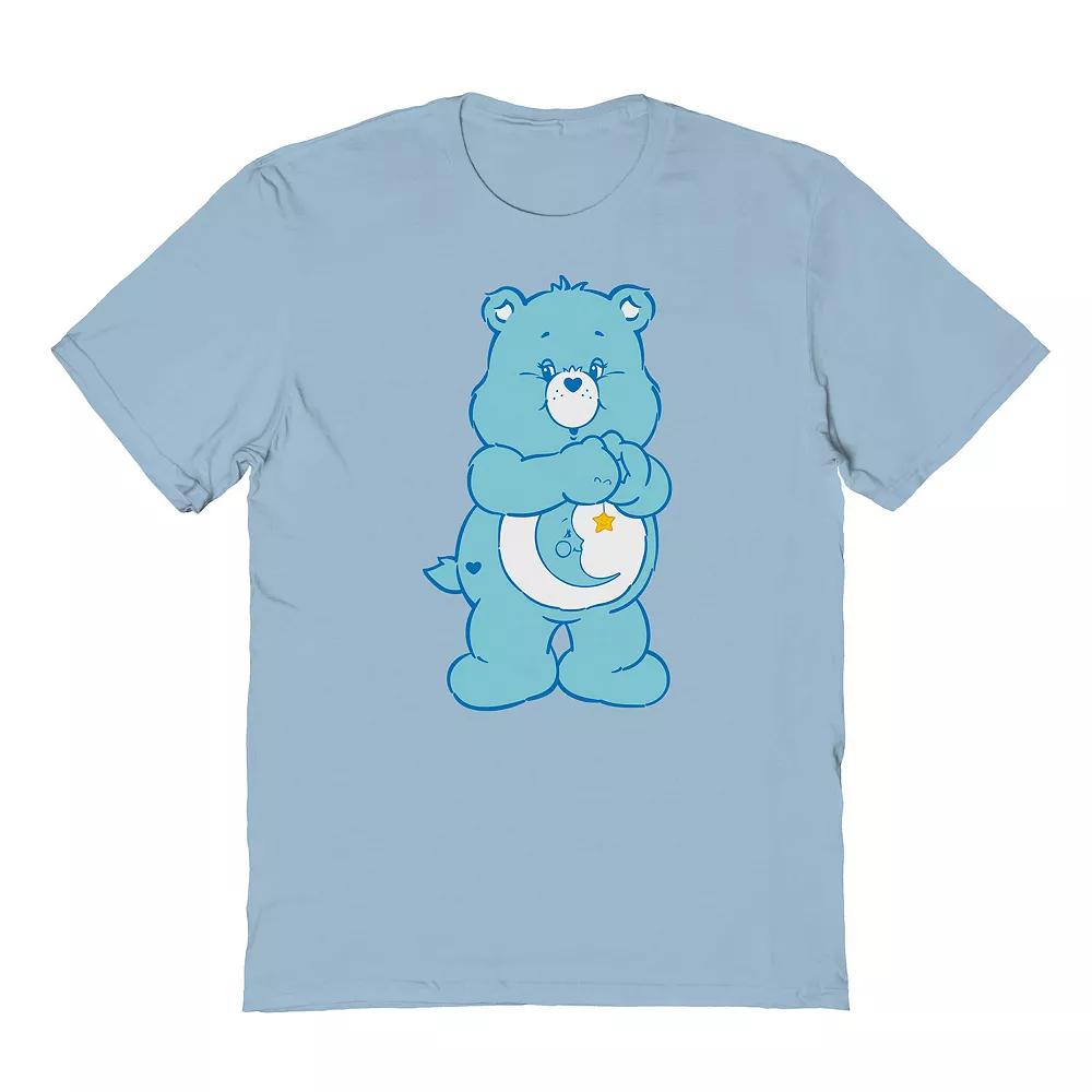 Men's Care Bears Bedtime Bear Graphic Tee, Size: Medium, Light Blue Product Image