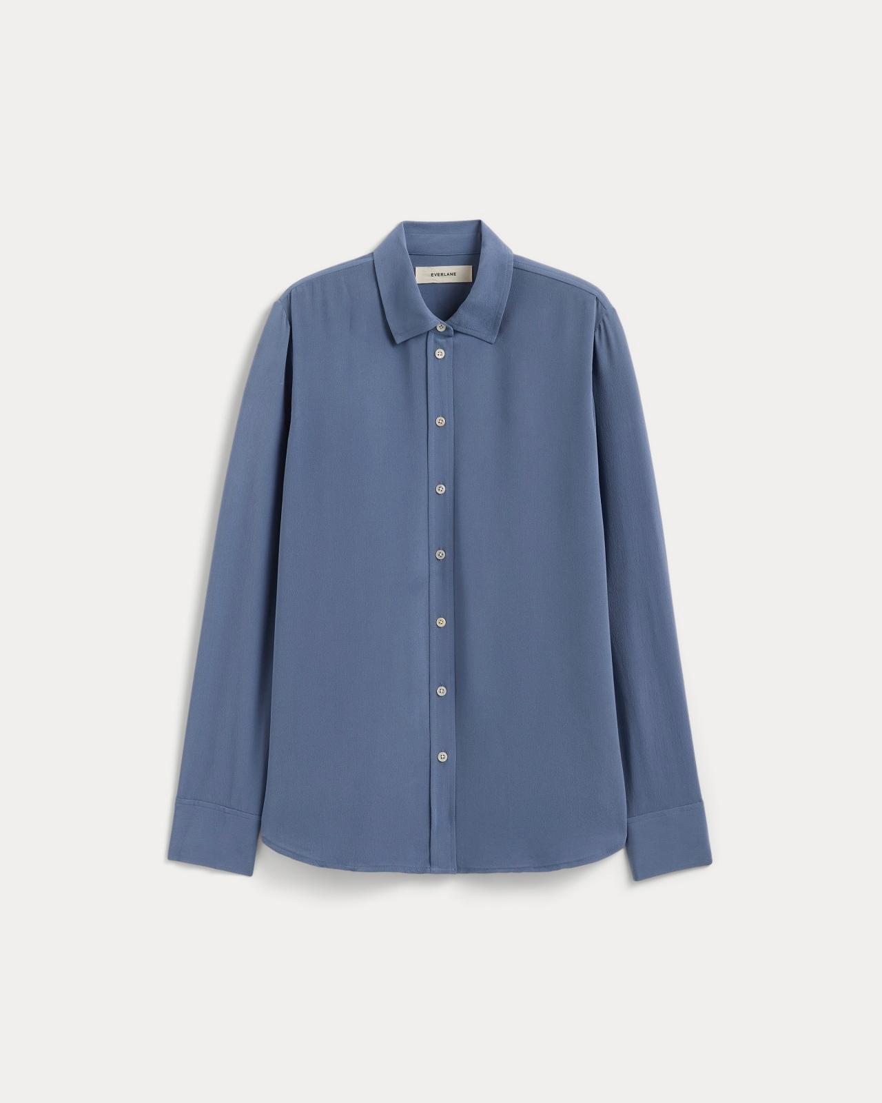 Womens Must-Have Shirt in Washable Silk by Everlane Size 0 Product Image