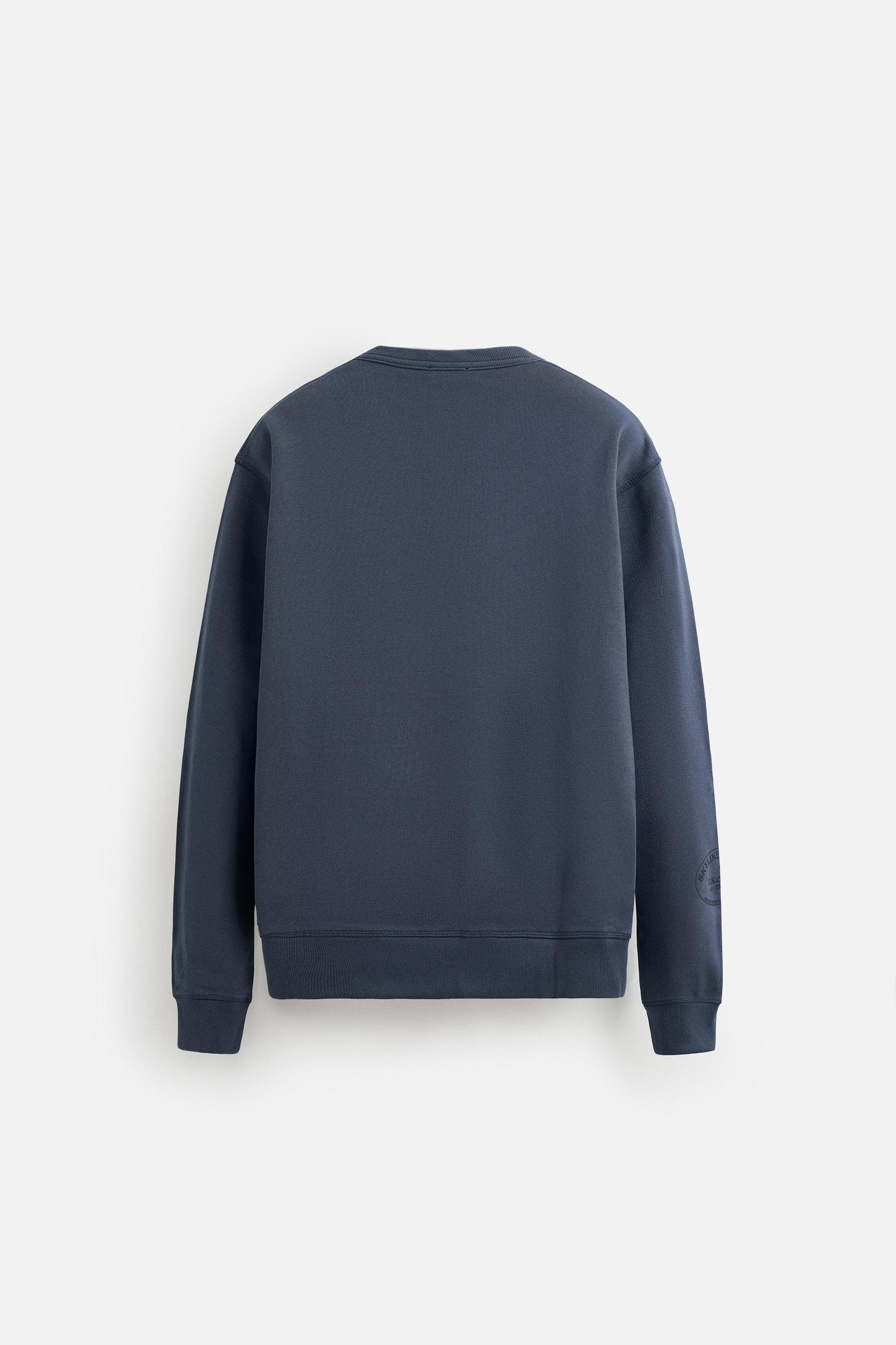 TEXT WASHED SWEATSHIRT Product Image