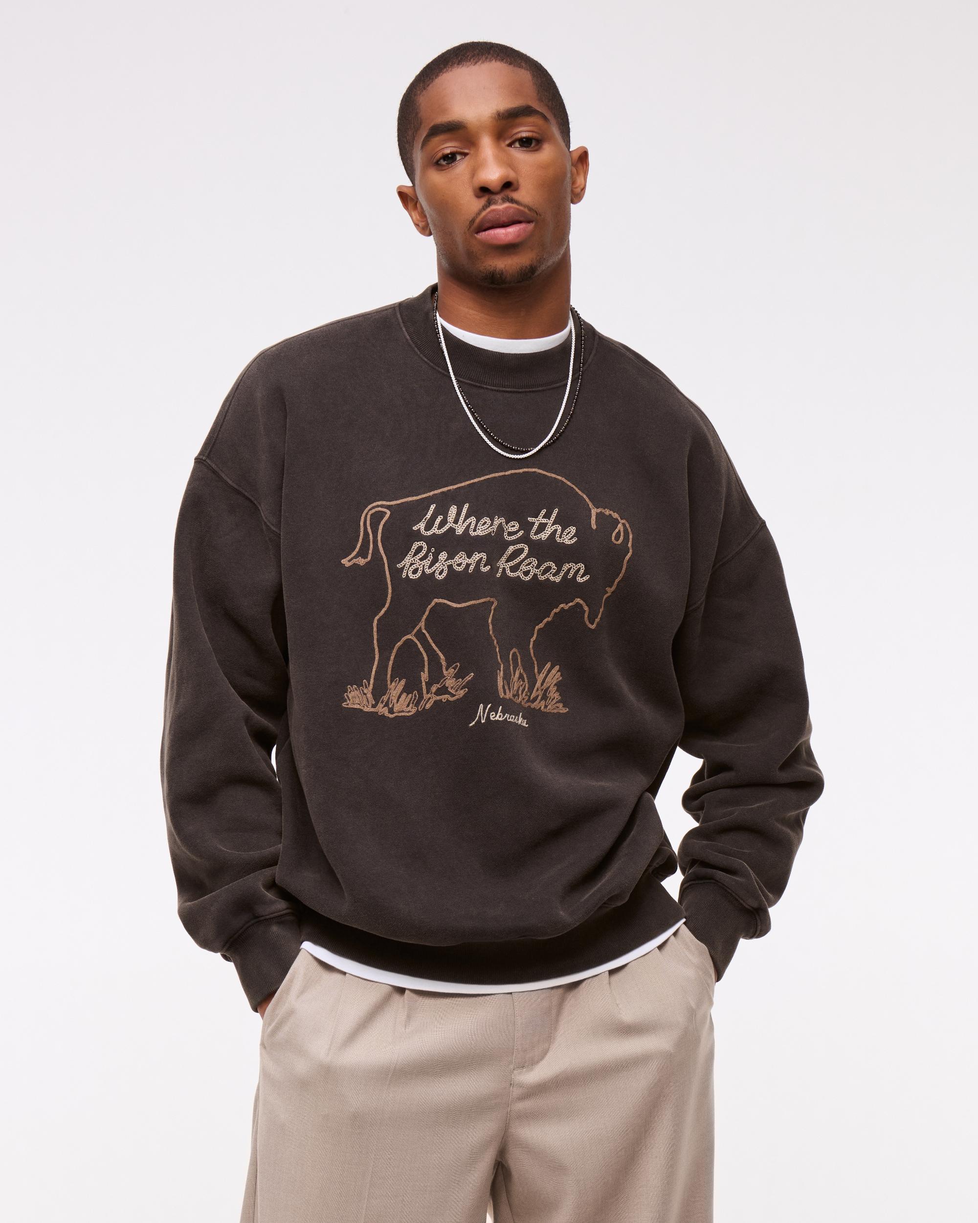 Western Graphic Popover Hoodie Product Image