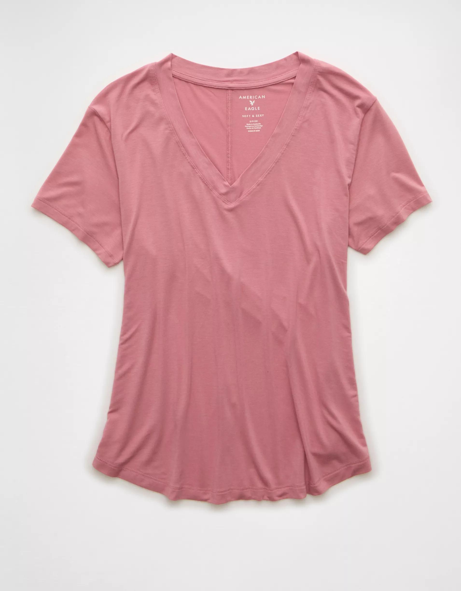 AE Soft & Sexy V-Neck T-Shirt Product Image