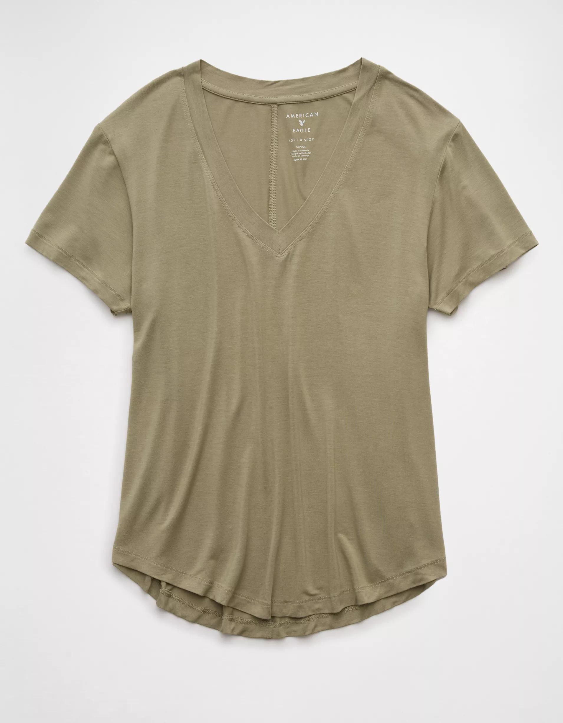 AE Soft & Sexy V-Neck T-Shirt Product Image