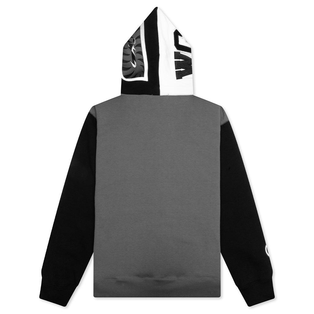 Shark Full Zip Hoodie #1 - Black Male Product Image