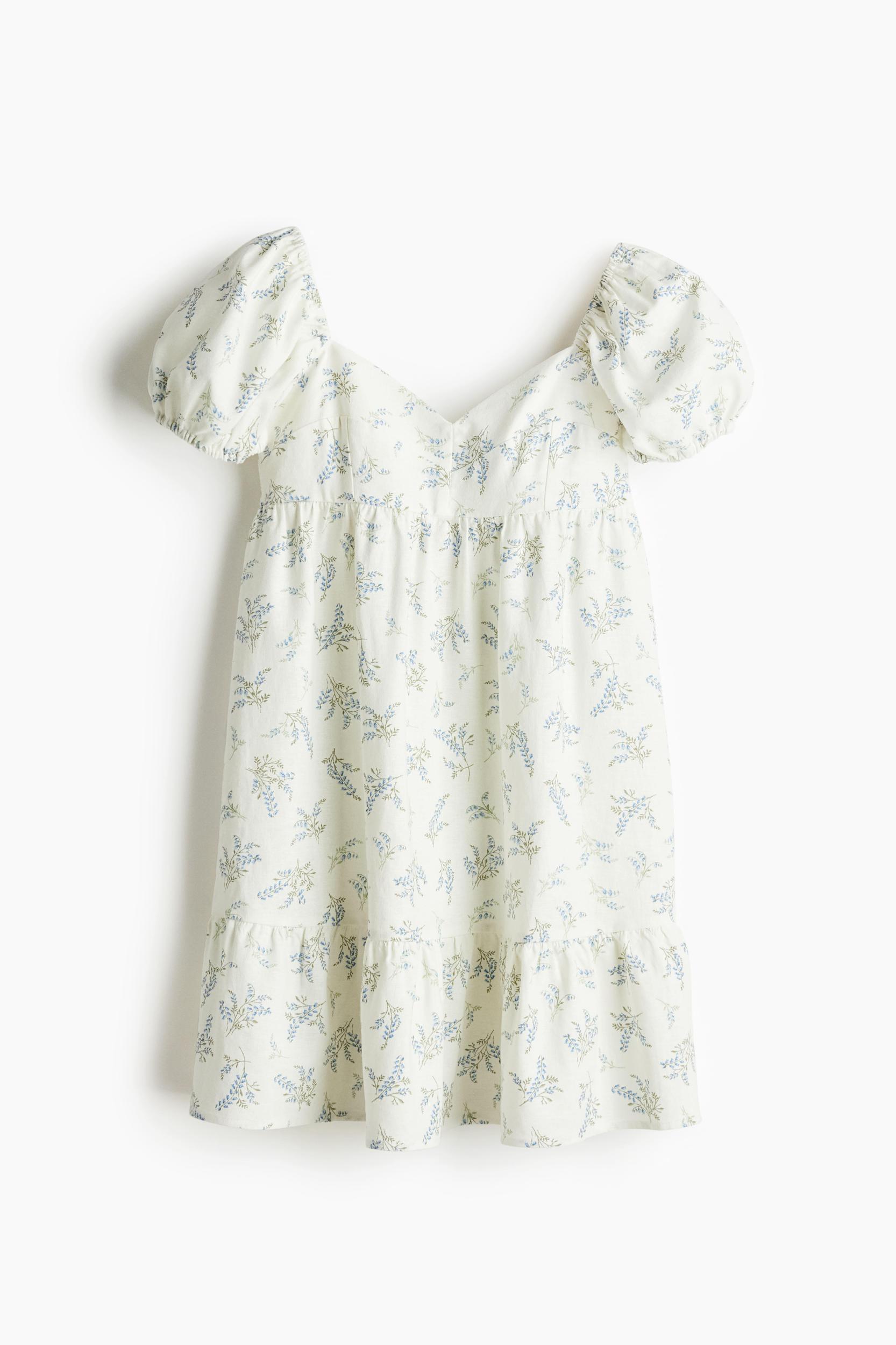 Puff-Sleeved Dress Product Image