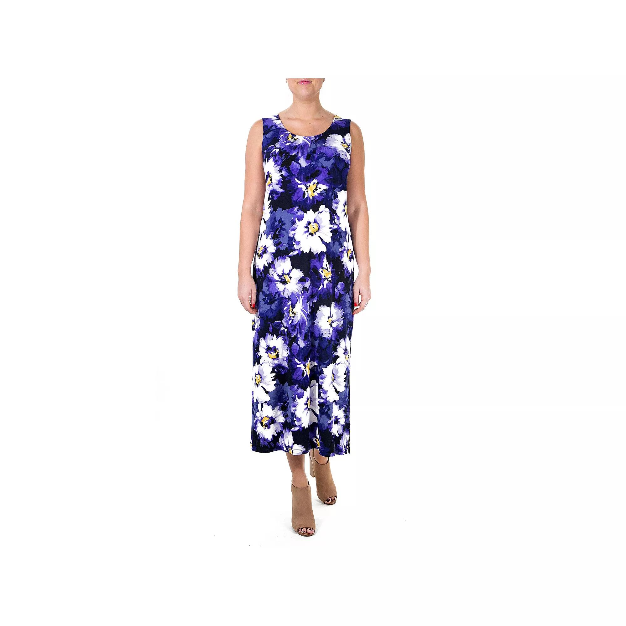 Women's Nina Leonard Print Maxi Dress, Size: Medium, Grapevine Team Product Image