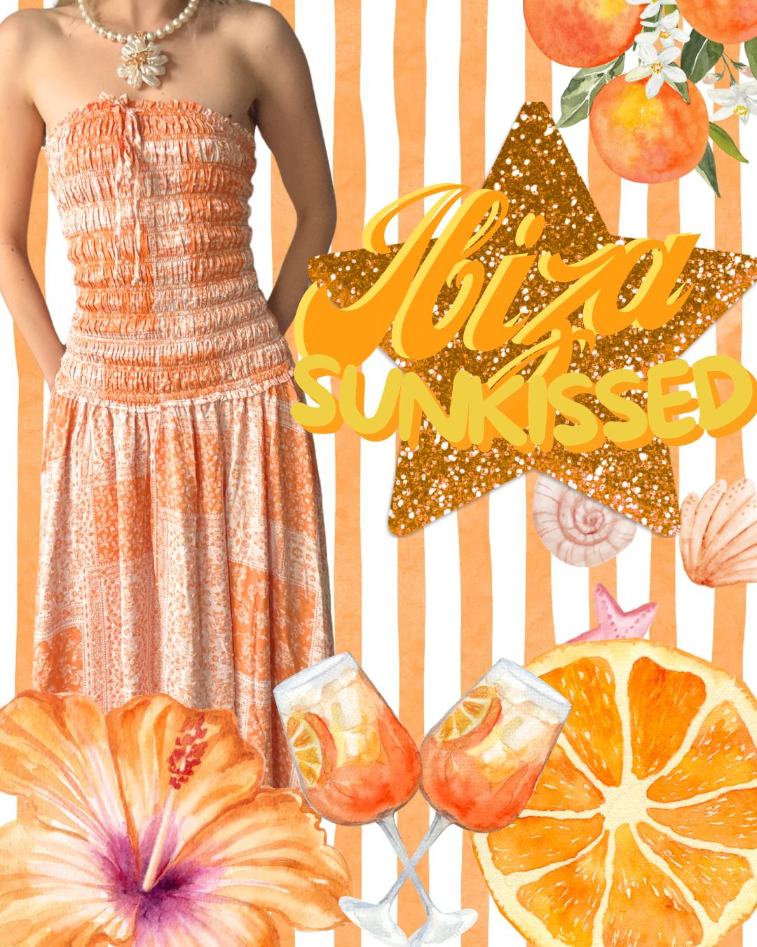 Ibiza Sunkissed Patchwork Maxi Dress Product Image