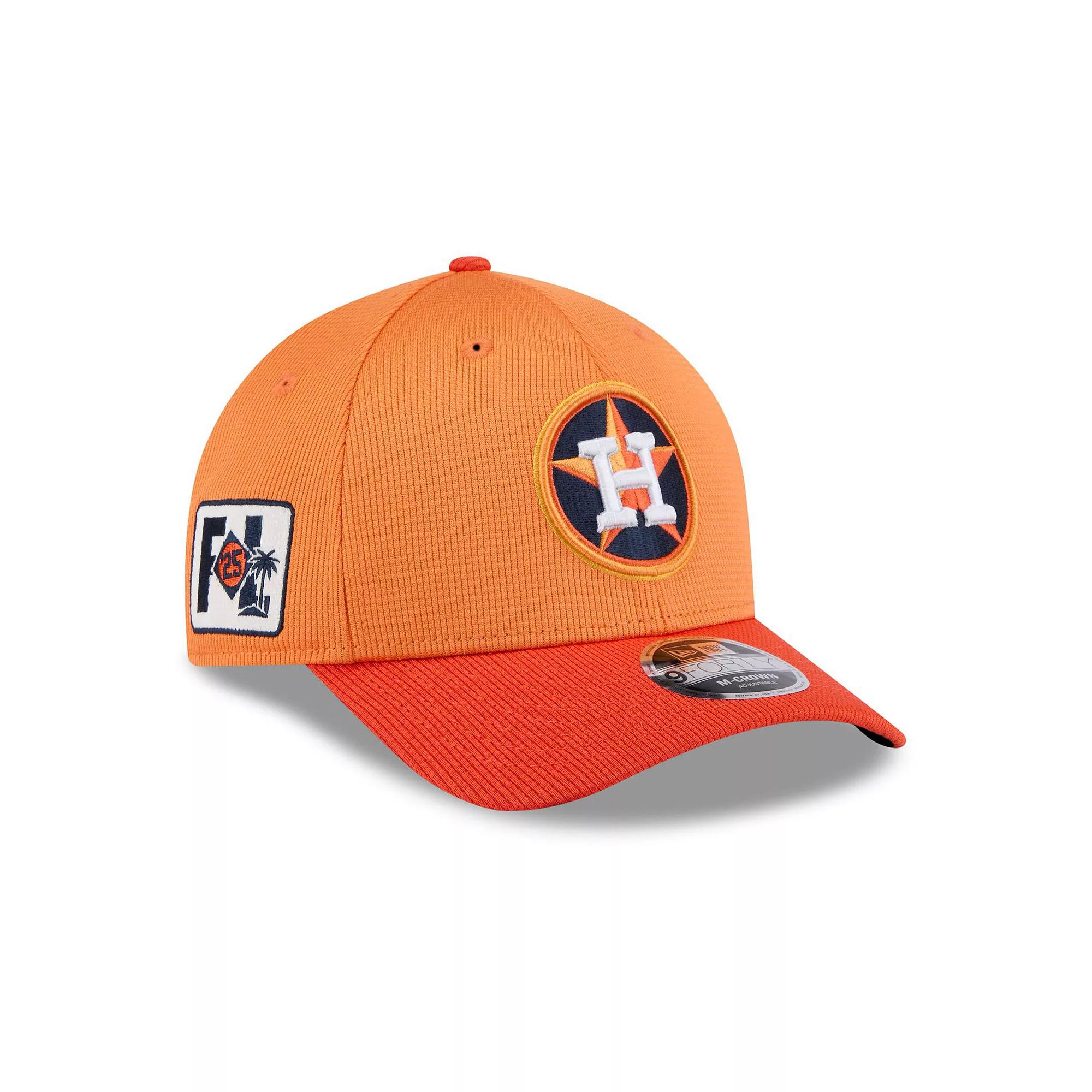 Men's New Era Orange Houston Astros 2025 Spring Training 9FORTY Adjustable Hat Product Image