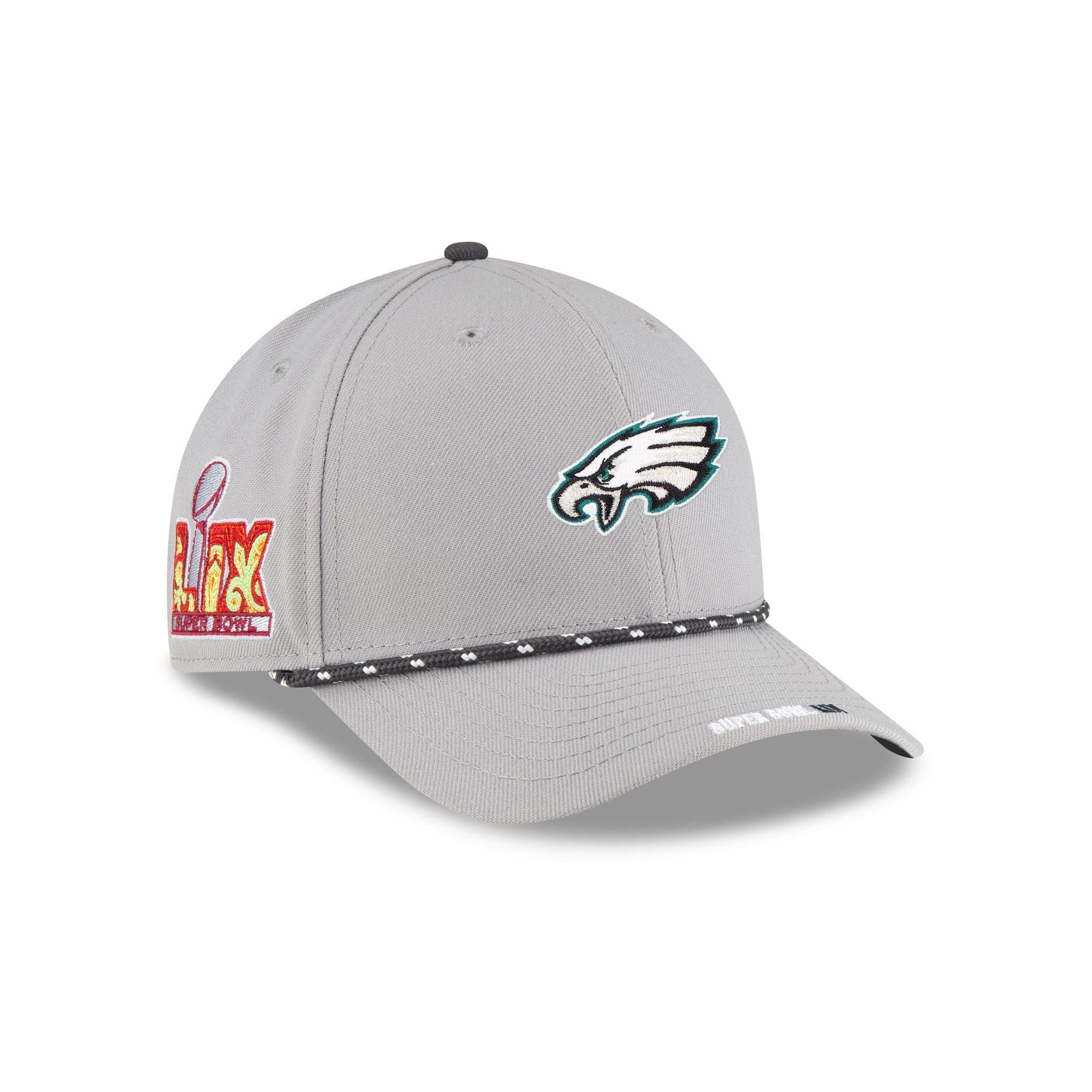 Philadelphia Eagles Super Bowl LIX Sideline 9FORTY M-Crown Snapback Hat Male Product Image