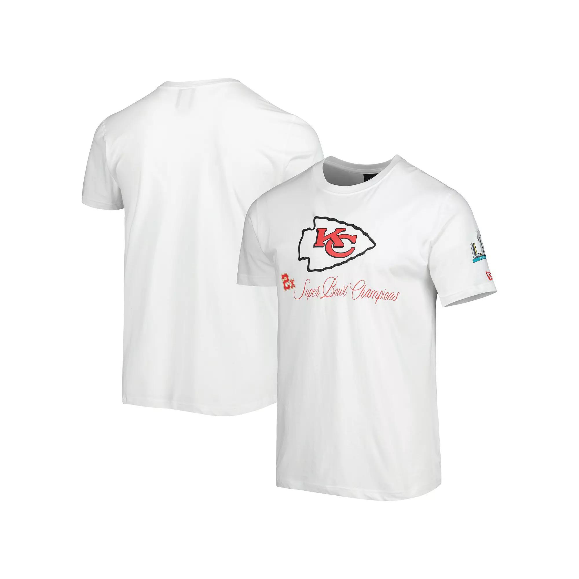 Men's New Era White Kansas City Chiefs Historic Champs T-Shirt,  Product Image