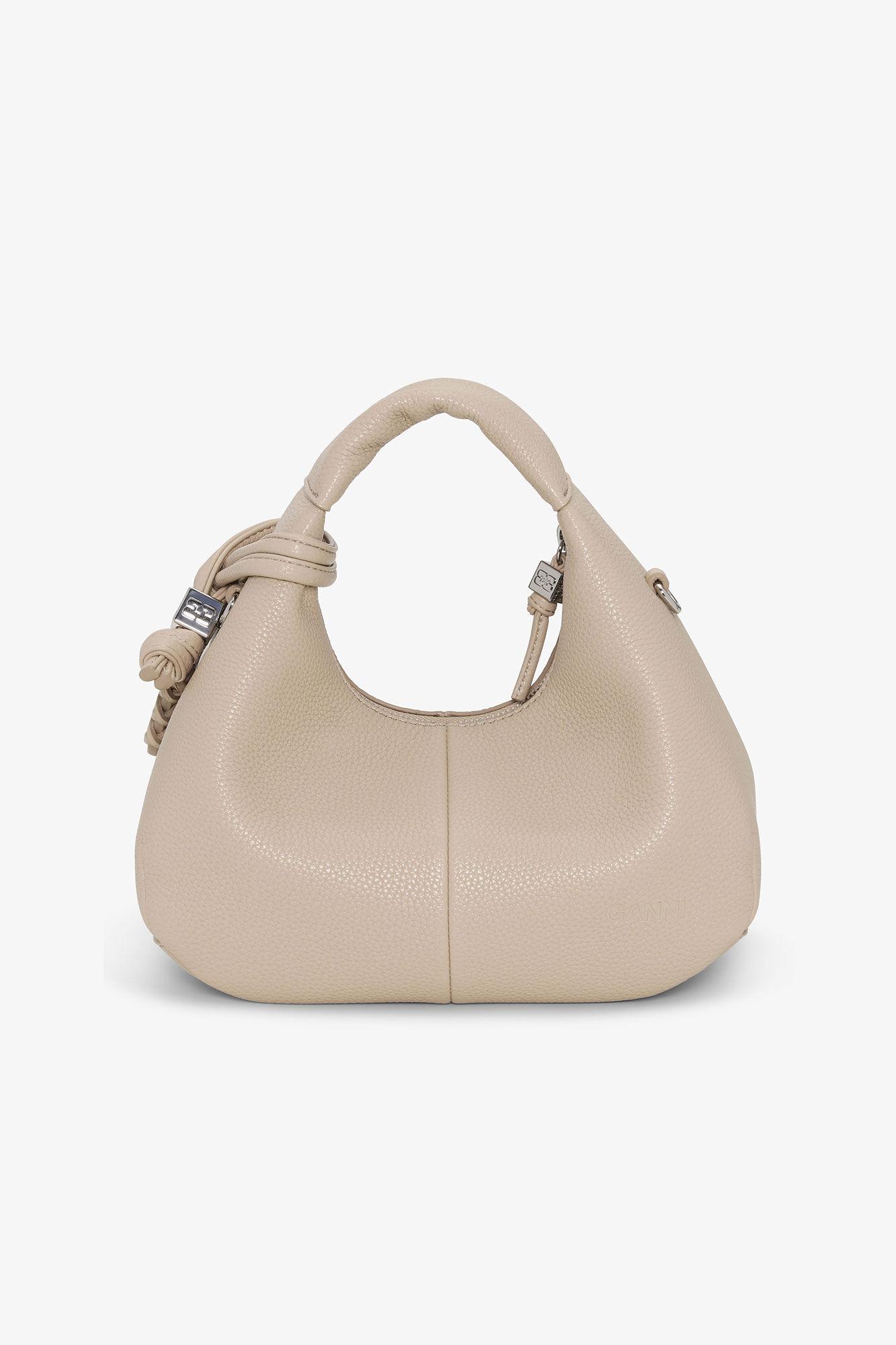 Light Grey Mini Hobo Bag Product Image