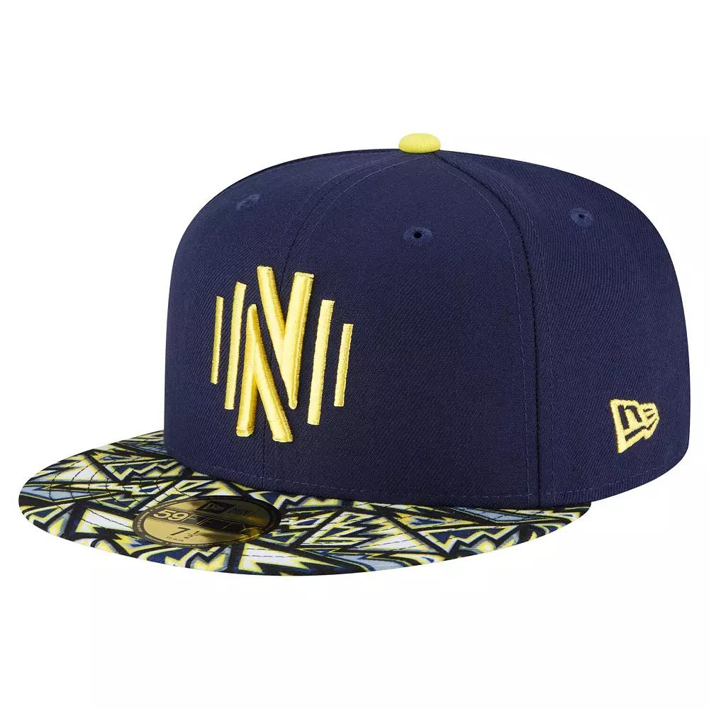 Men's New Era Navy Nashville SC Element Tech Pack 59FIFTY Fitted Hat,  Product Image