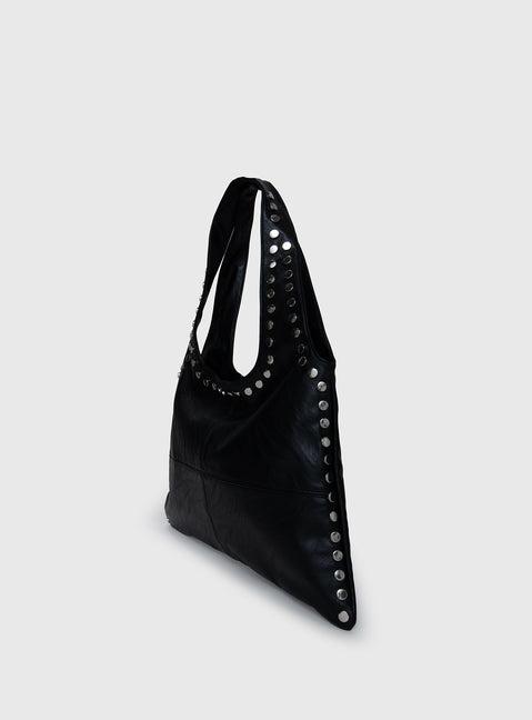Tell The Truth Studded Bag Black / Silver Product Image