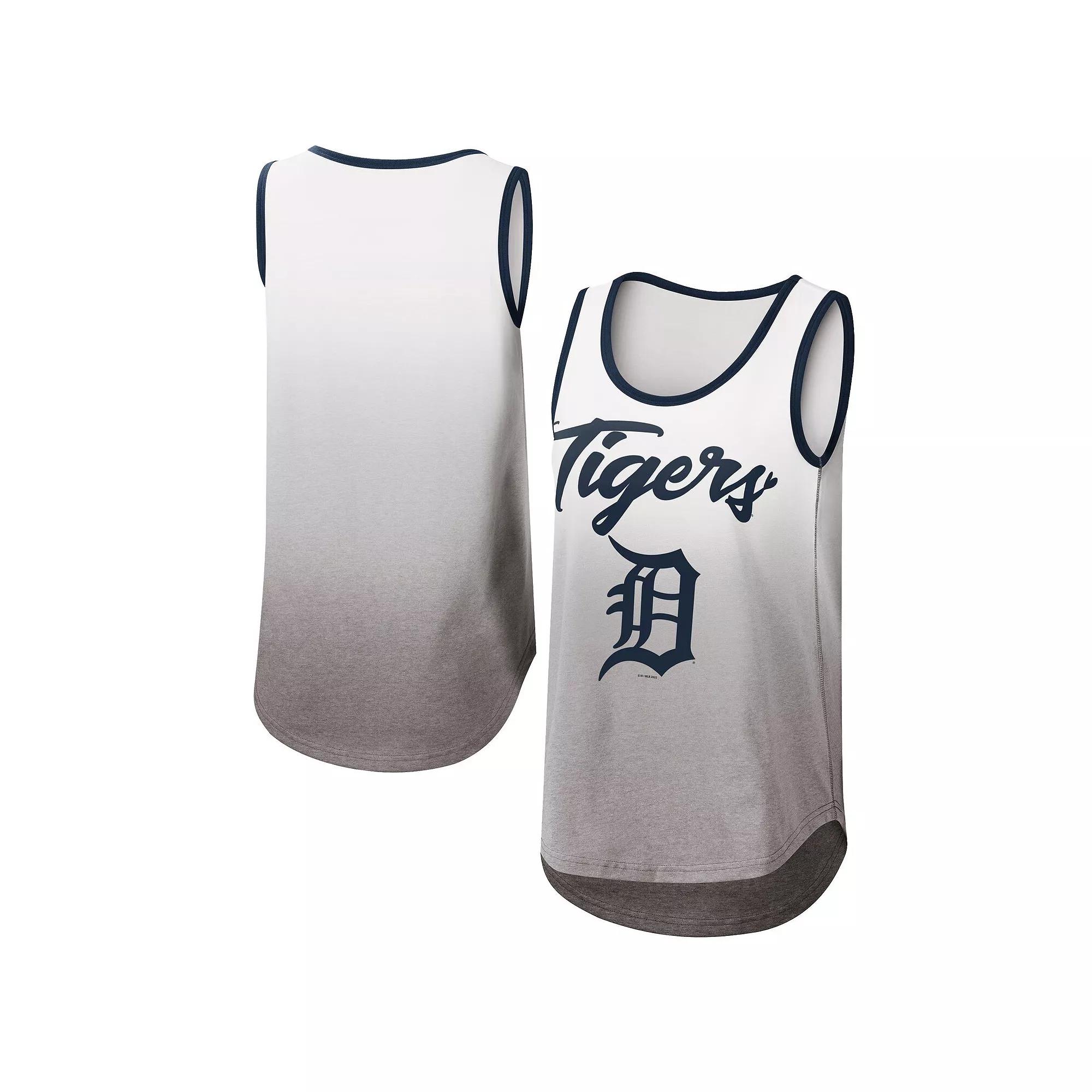 Women's G-III 4Her by Carl Banks White Detroit Tigers Logo Opening Day Tank Top, Size: Large Product Image