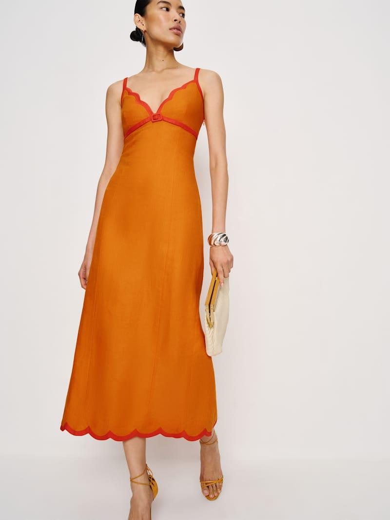 Petites Sara Linen Dress Product Image