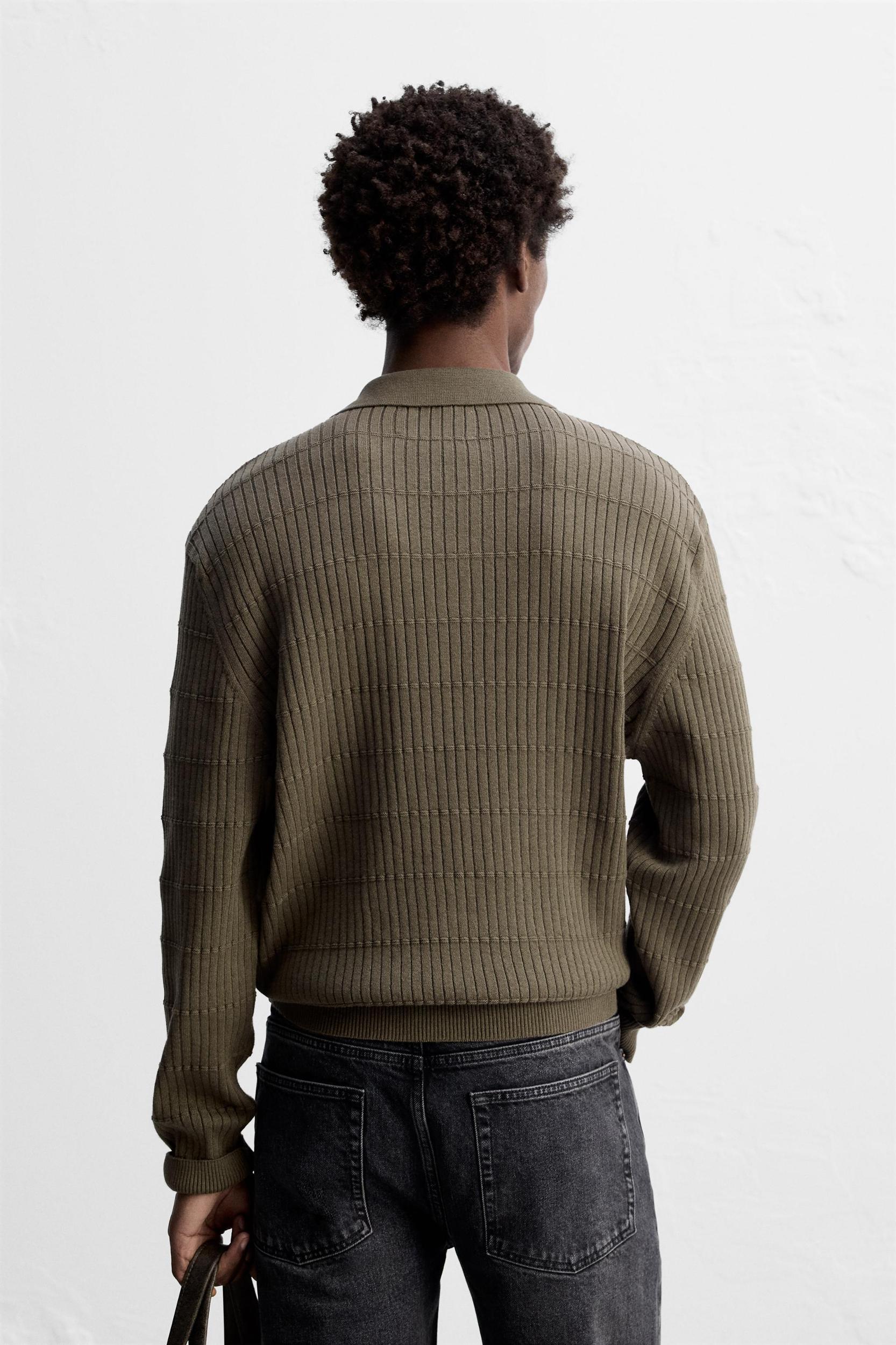 TEXTURED KNIT POLO Product Image