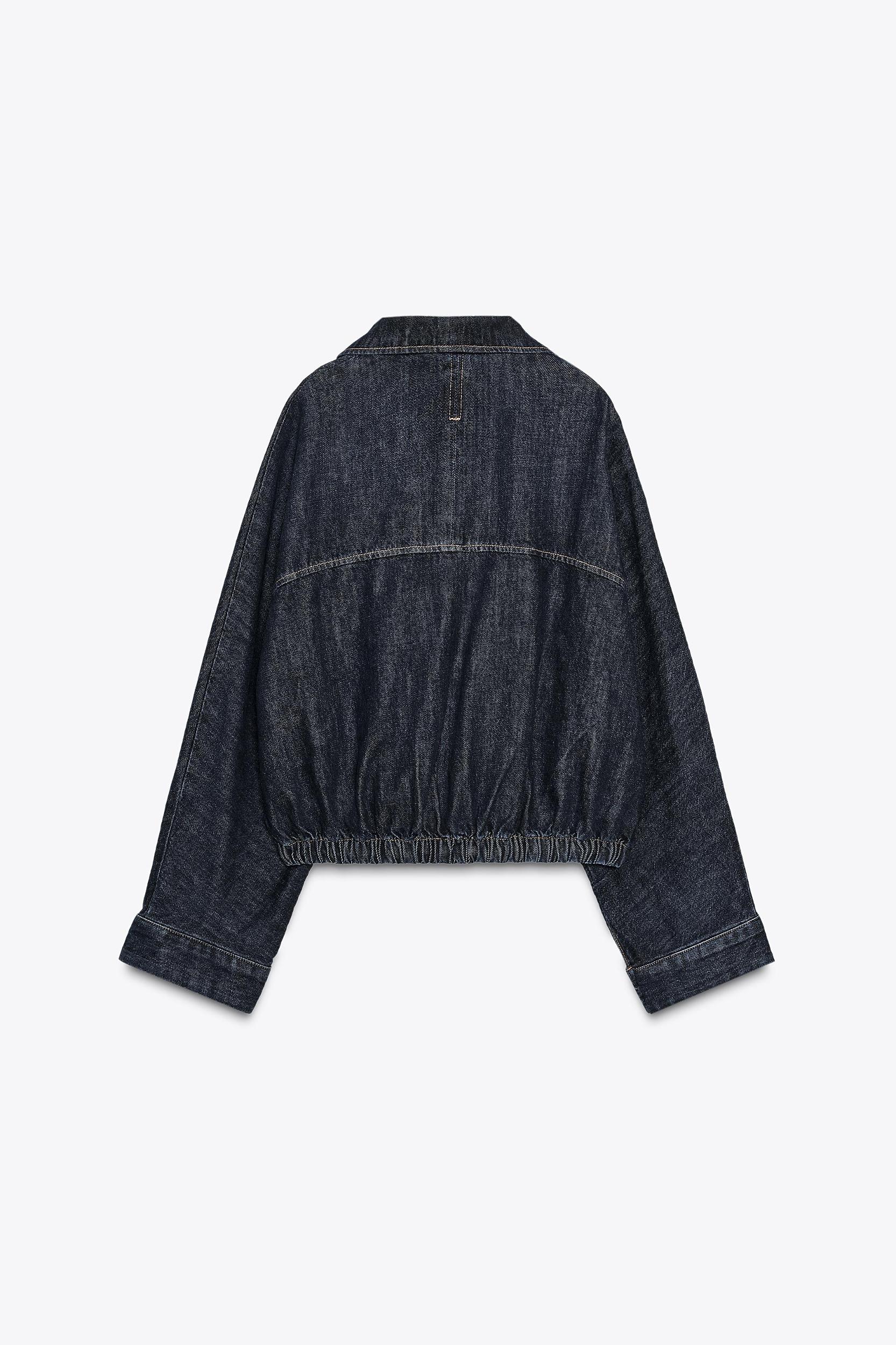 TRF BATWING SLEEVE DENIM JACKET Product Image