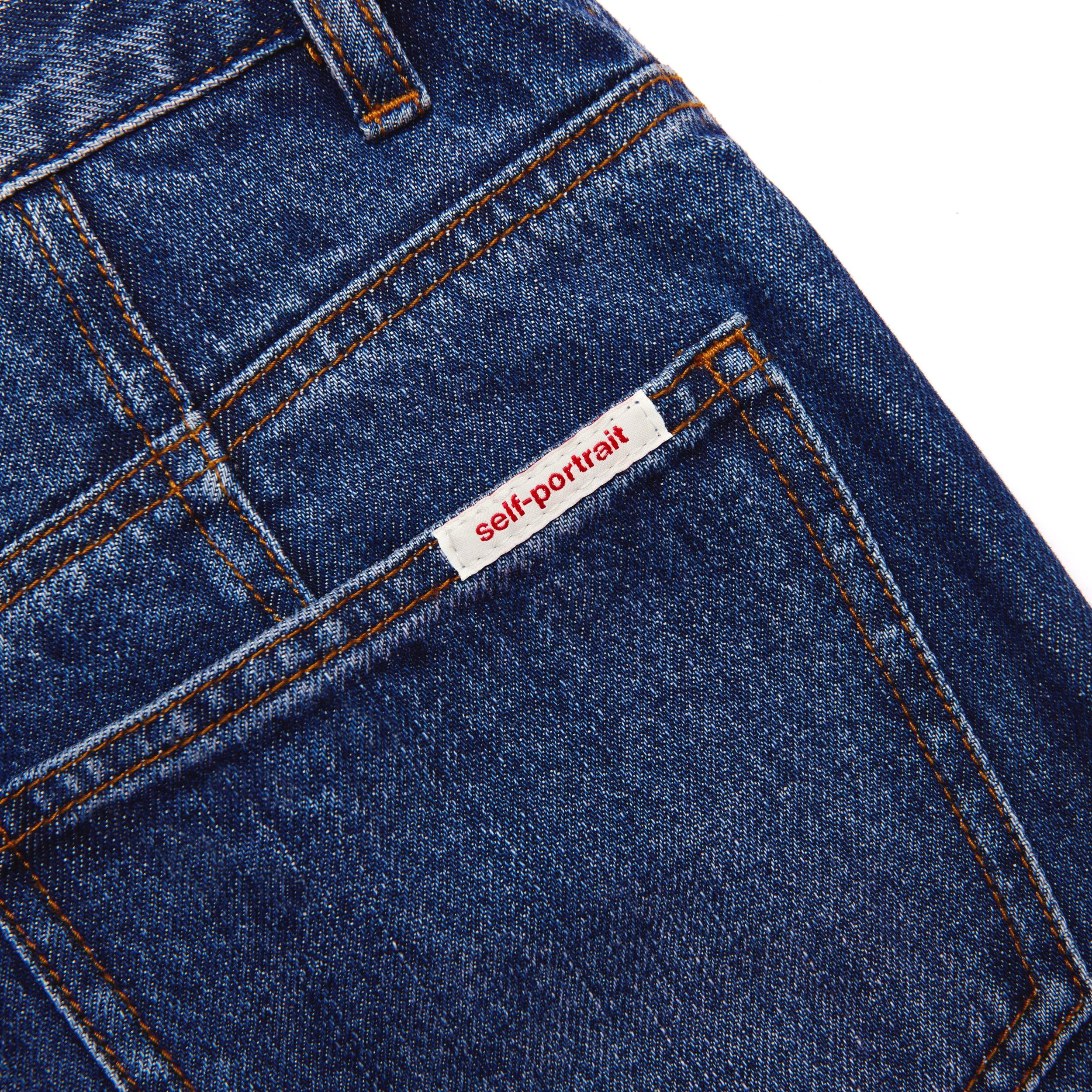 Bleached Denim Jeans Product Image