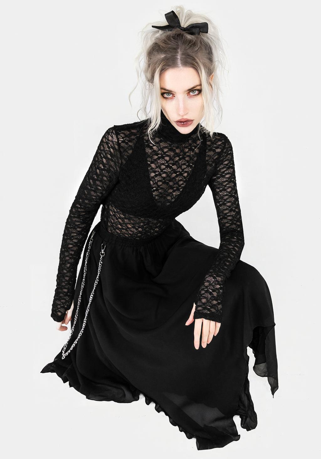 Arabella Lace High Neck Top Product Image