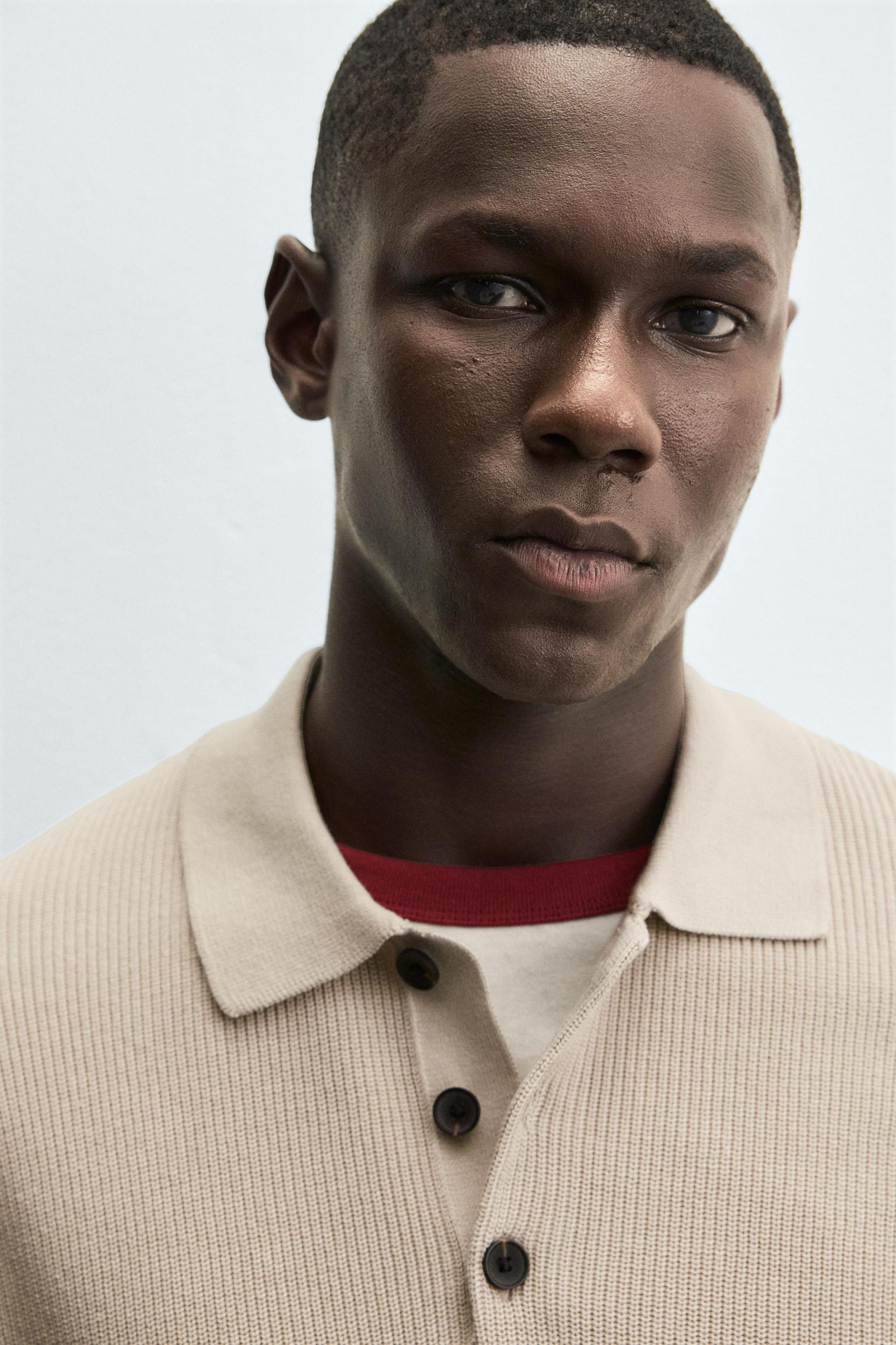 PEARL KNIT POLO SHIRT Product Image