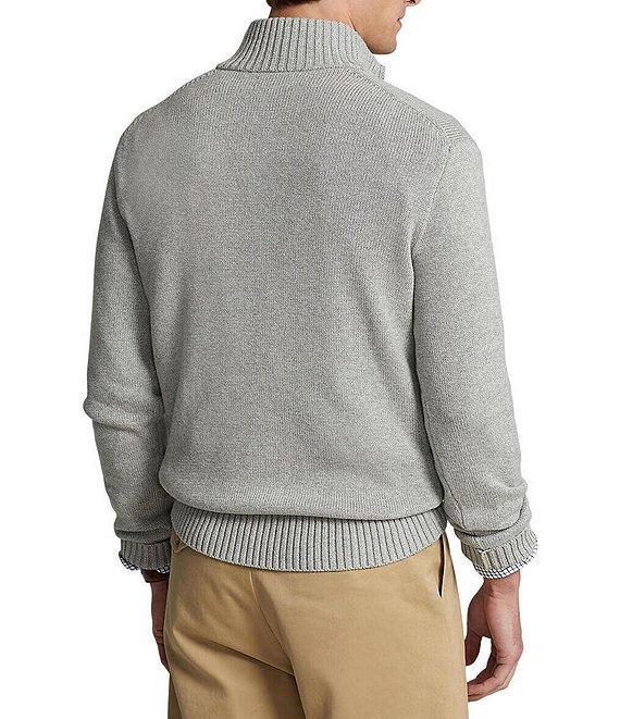 Polo Ralph Lauren Cotton Shaker Half-Zip Sweater Product Image