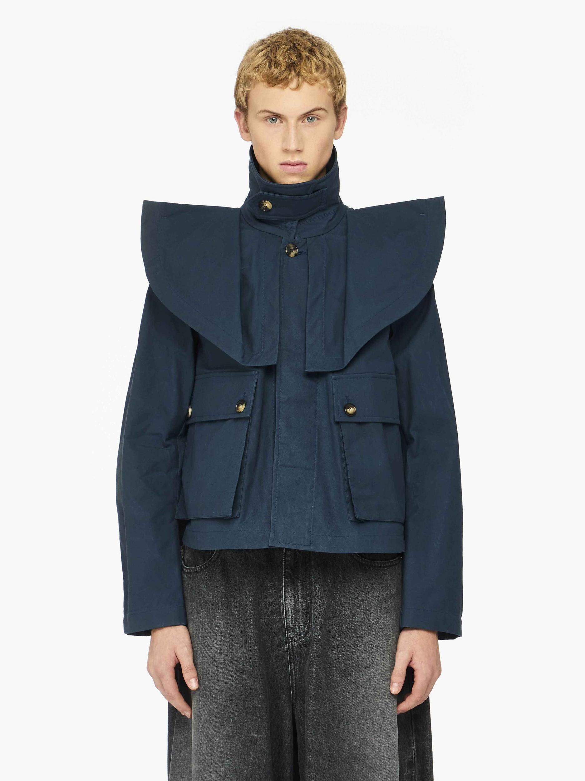 OVERSIZED COLLAR TRENCH JACKET Product Image