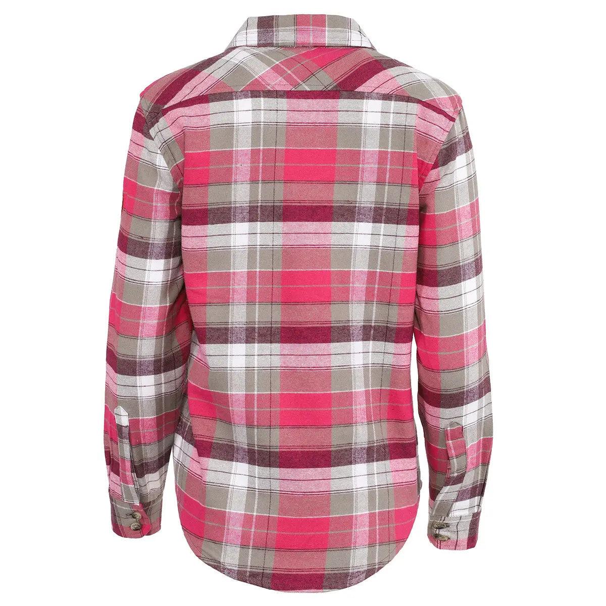 Canada Weather Gear Women's 2 Pocket Plaid Button Up Long Sleeve Shirt Product Image