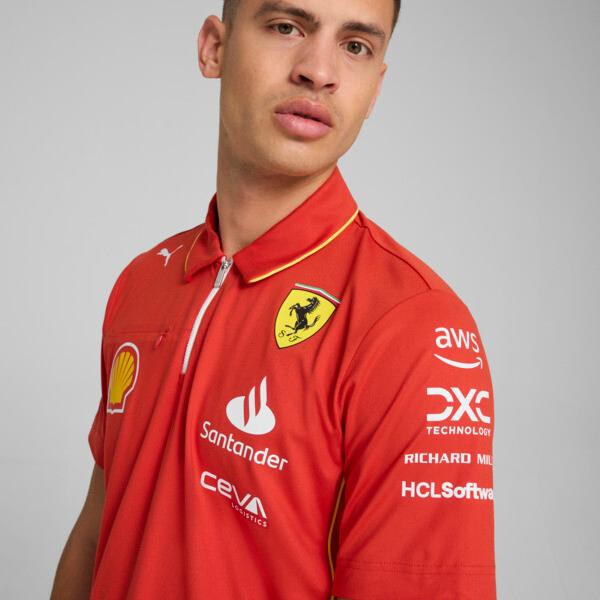 PUMA Scuderia Ferrari Team Pro Men's Polo T-Shirt Product Image