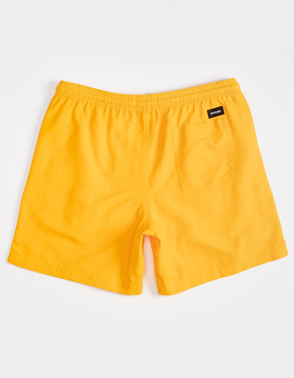 RSQ Mens 6" Nylon Shorts - GOLD Product Image