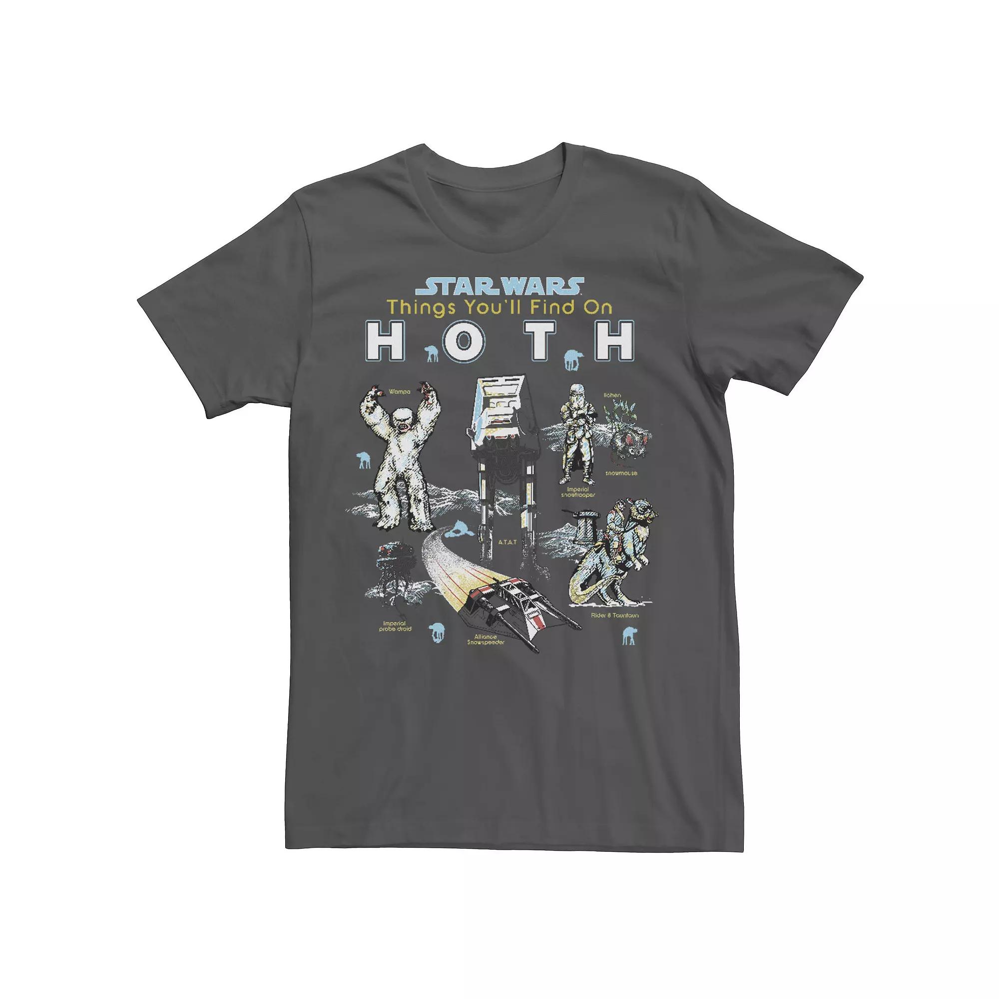 Men's Star Wars Things You'll Find On Hoth Tee,  Product Image