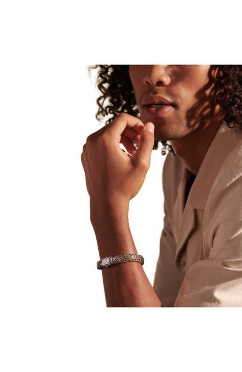 John Hardy Men's Classic Large Flat Chain Bracelet in Silver at Nordstrom, Size Medium Product Image