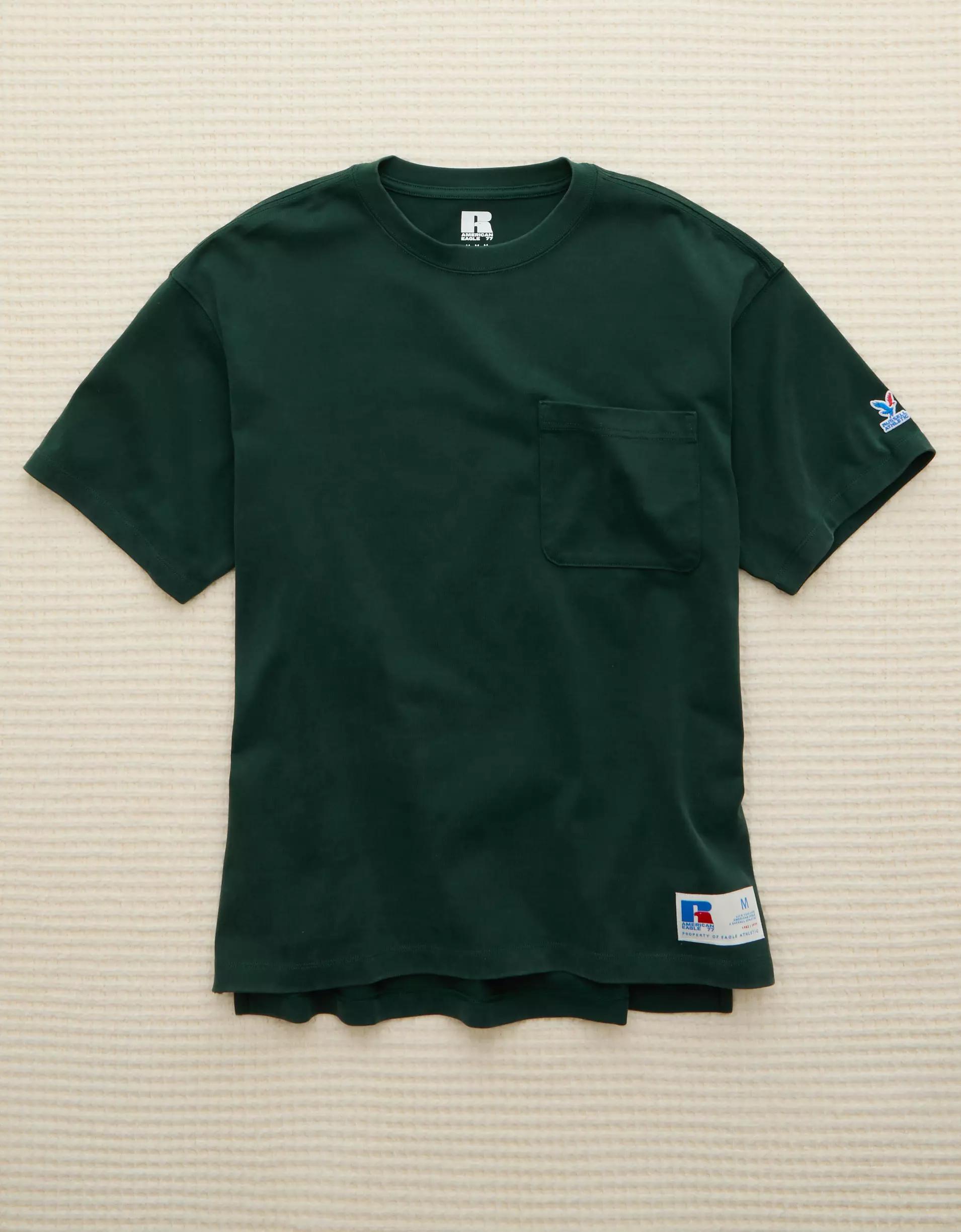 AE x Russell Athletic Heavyweight Pocket T-Shirt Product Image