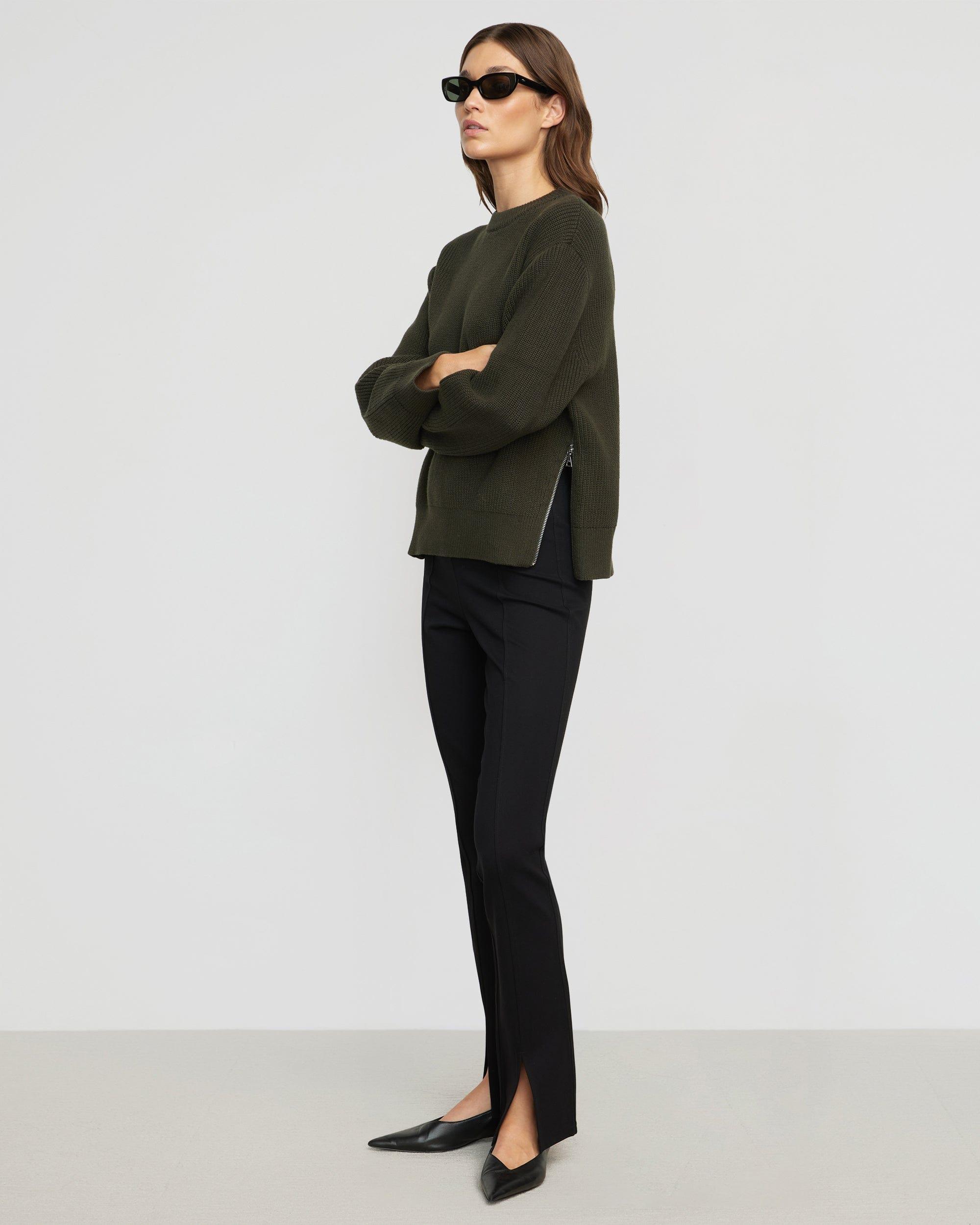 Tate Organic Cotton Side-Zip Sweater Product Image