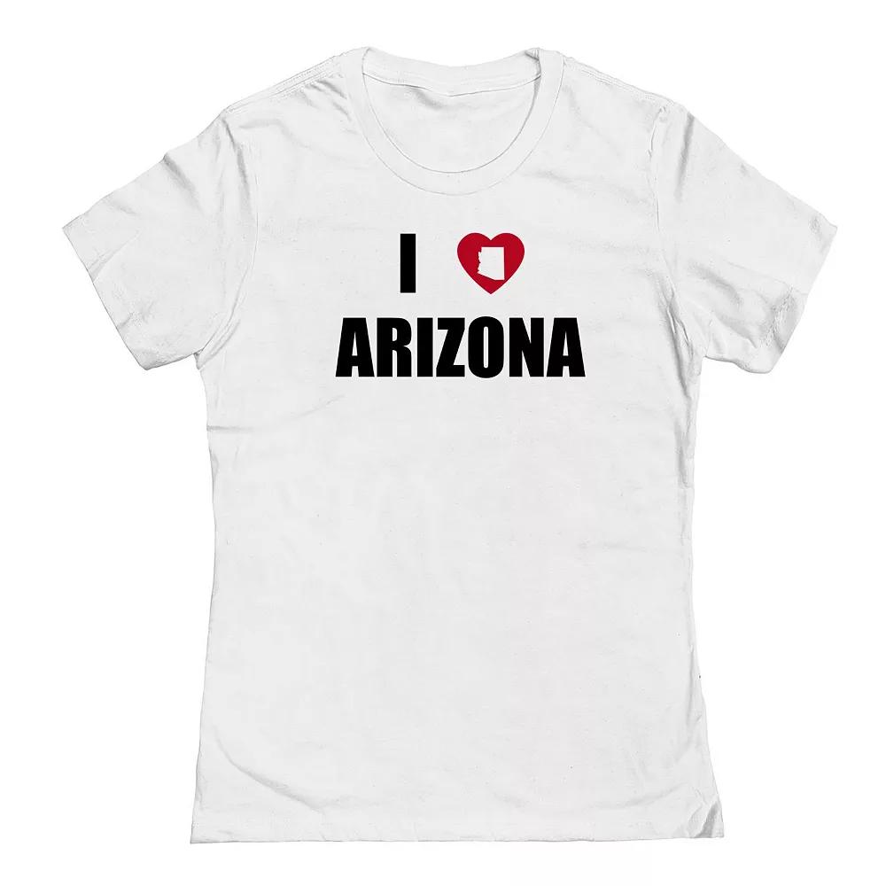 Junior's I Heart Arizona Graphic Tee, Women's,  Product Image