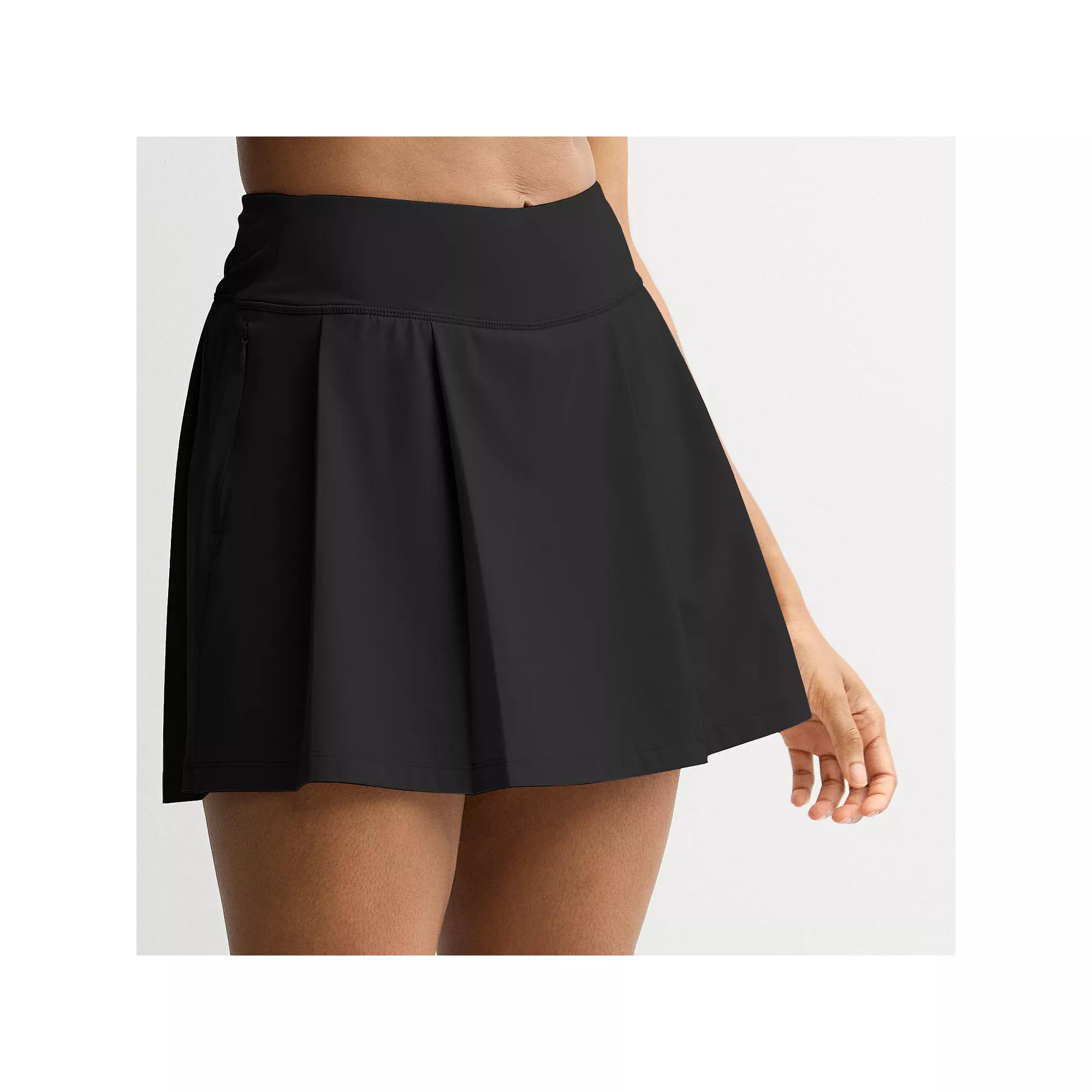 Women's Tek Gear® Woven Golf Skort, Size: XXL, Mineral Black Product Image