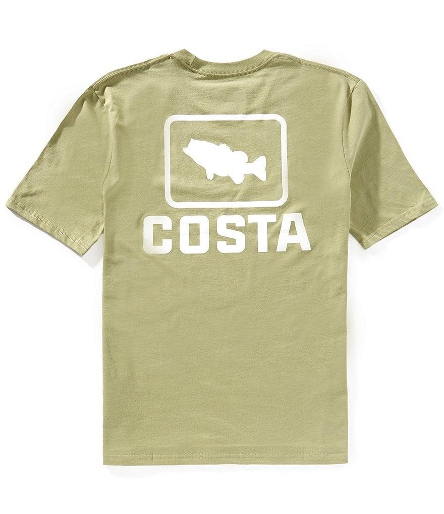 Costa Emblem Bass Short Sleeve Tubular-Knit Graphic T-Shirt Product Image
