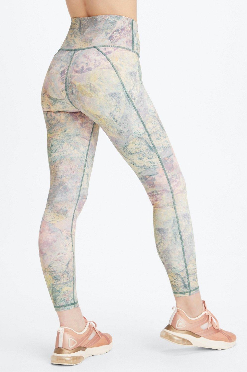 Fabletics Define High-Waisted 7/8 Legging Womens Moonrock plus Size 4X Product Image