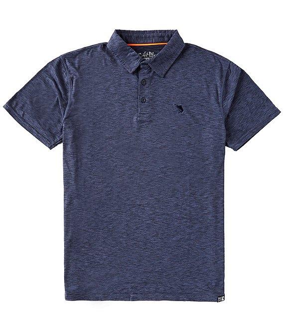 Salt Life Outrigger Short Sleeve Knit Polo Shirt Product Image
