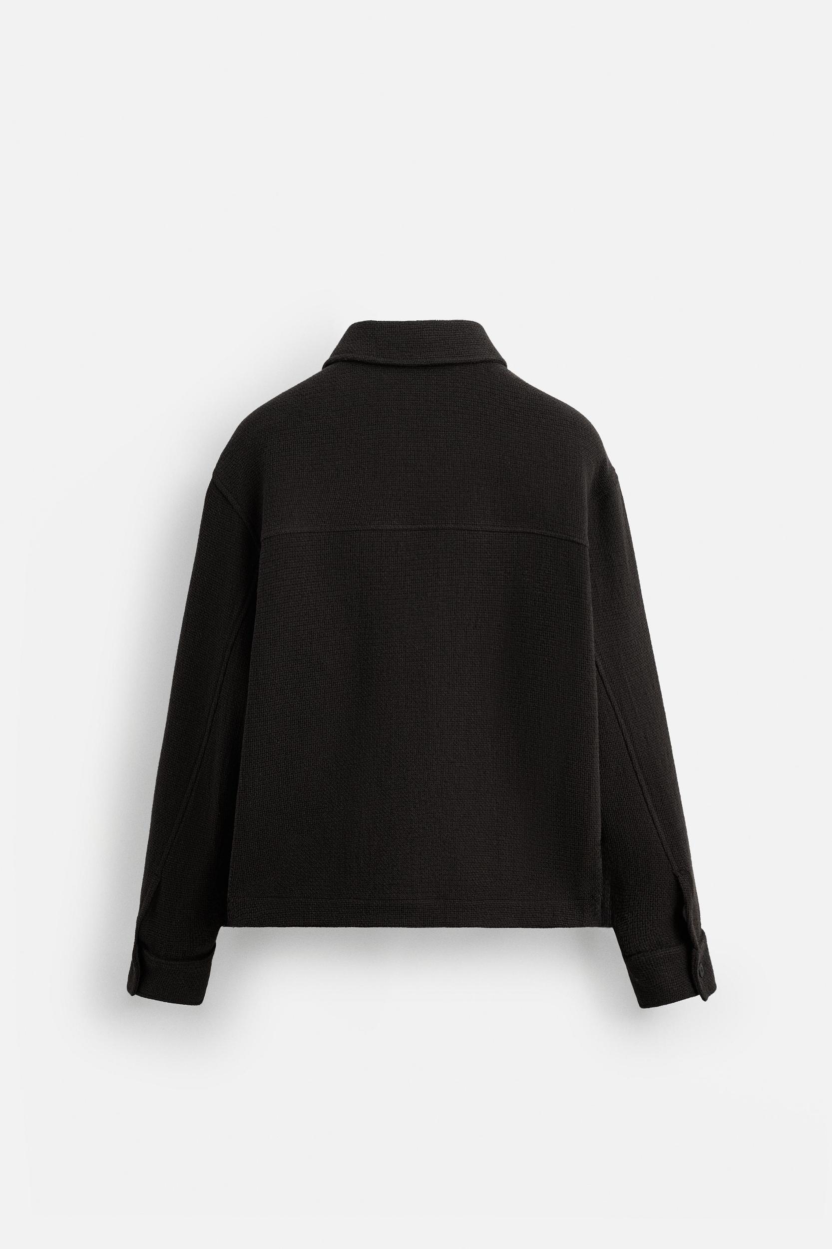 TEXTURED POLO OVERSHIRT Product Image