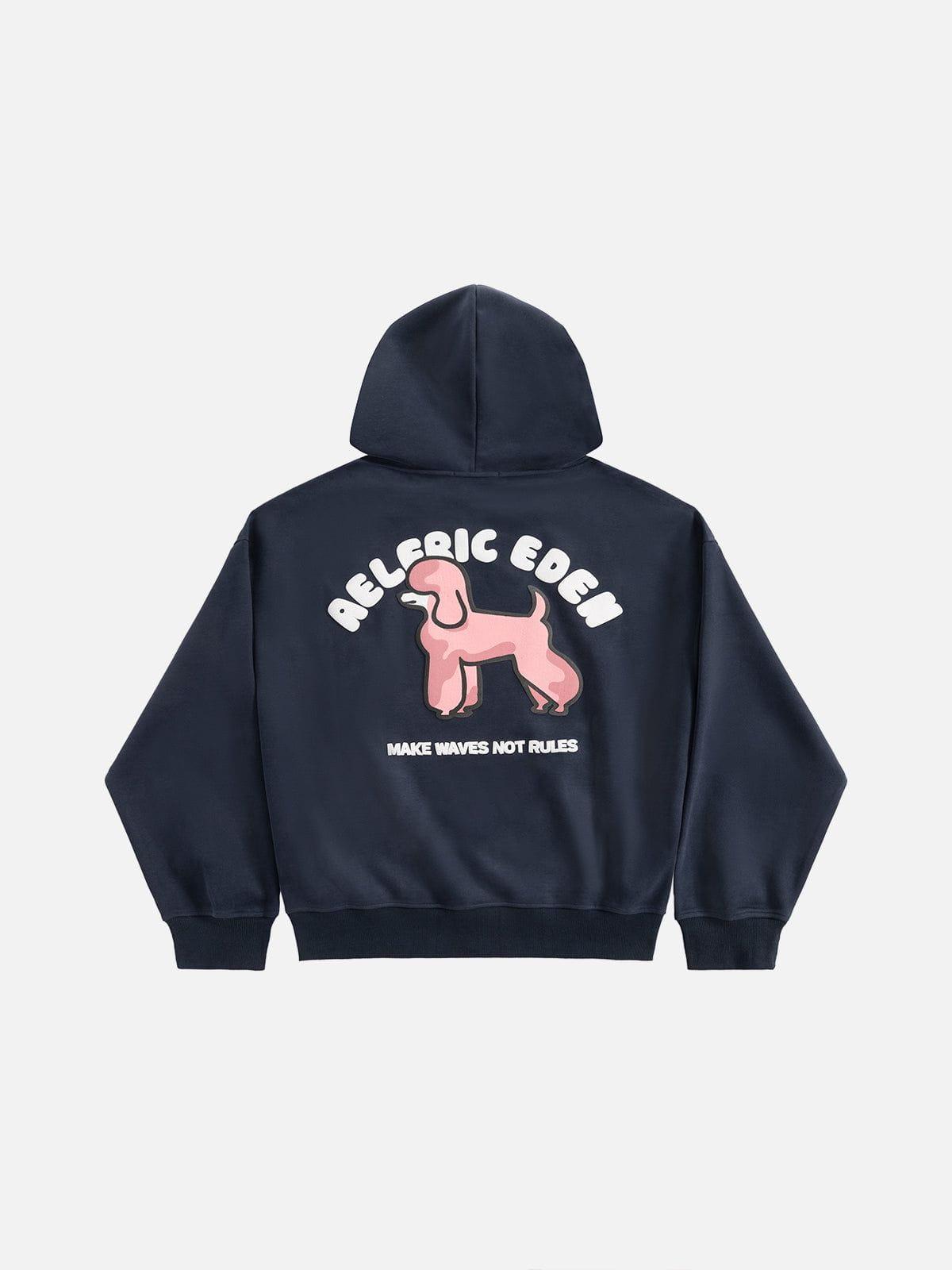 Aelfric Eden Cute Poodle Pullover Hoodie Product Image