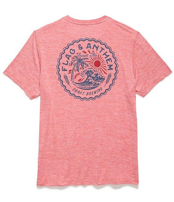 Flag and Anthem Sunset Ale Performance Short Sleeve Graphic T-Shirt Product Image