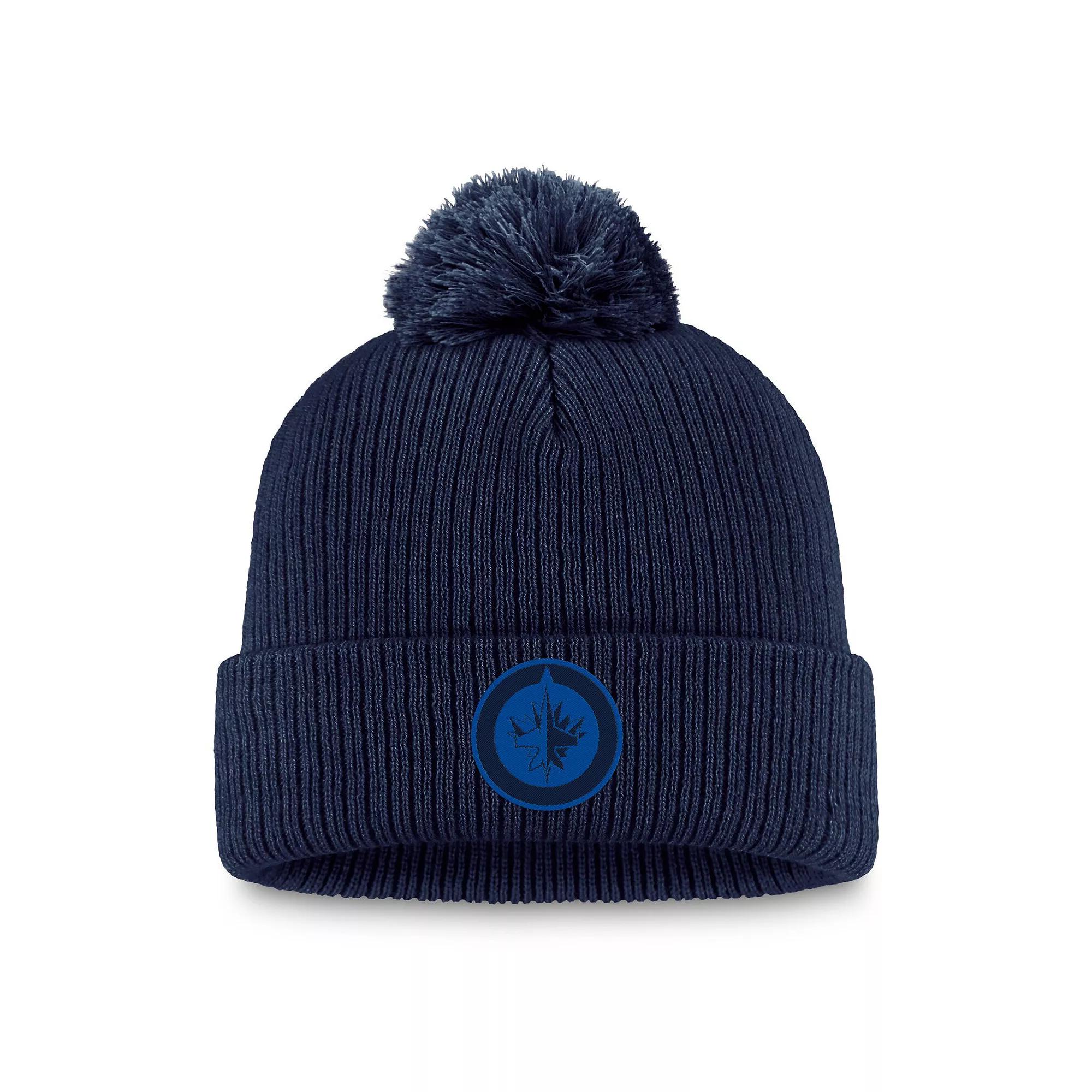 Women's Fanatics Blue Vancouver Canucks Cuffed Knit Hat with Pom, Cnk Blue Product Image