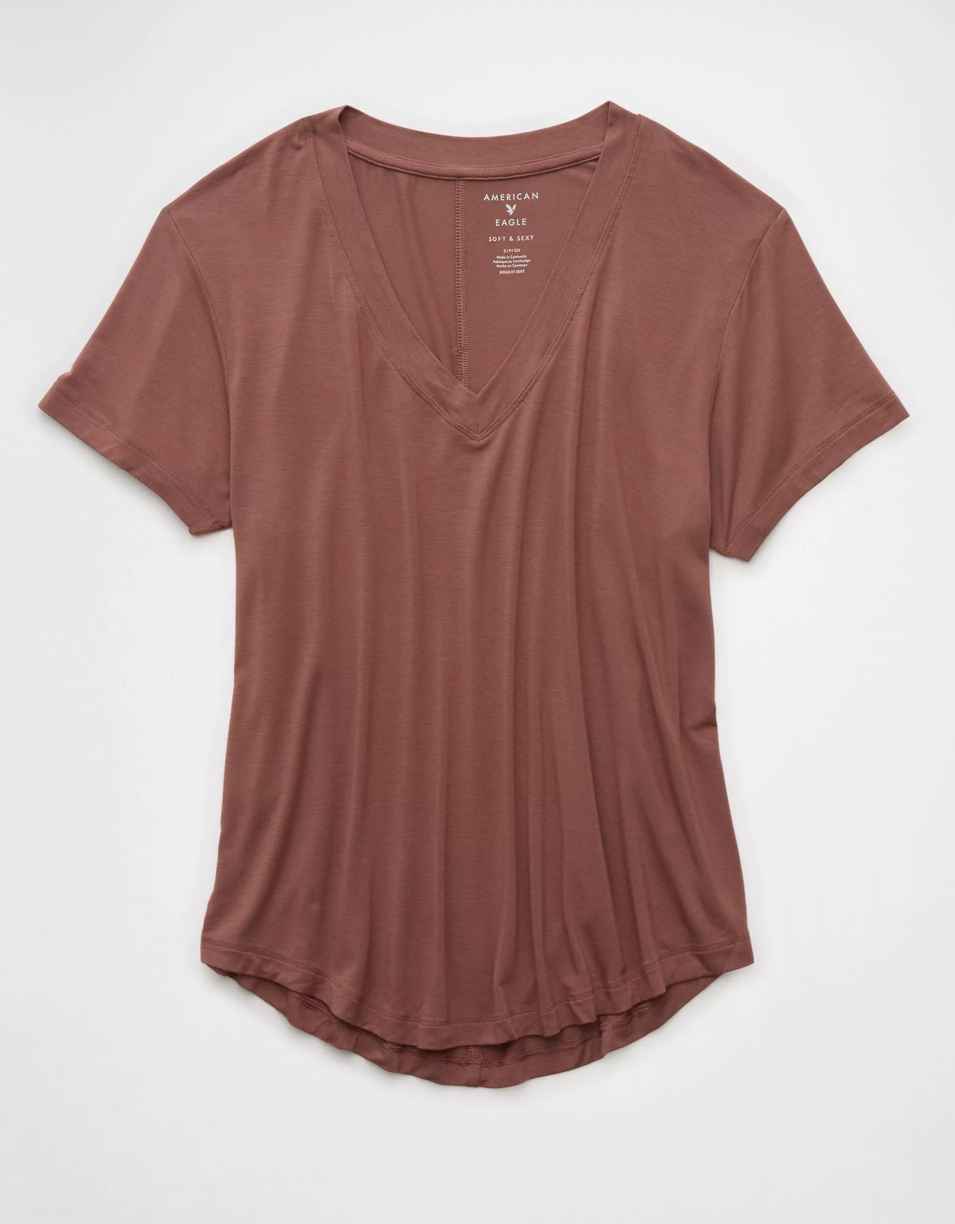 AE Soft & Sexy V-Neck T-Shirt Product Image