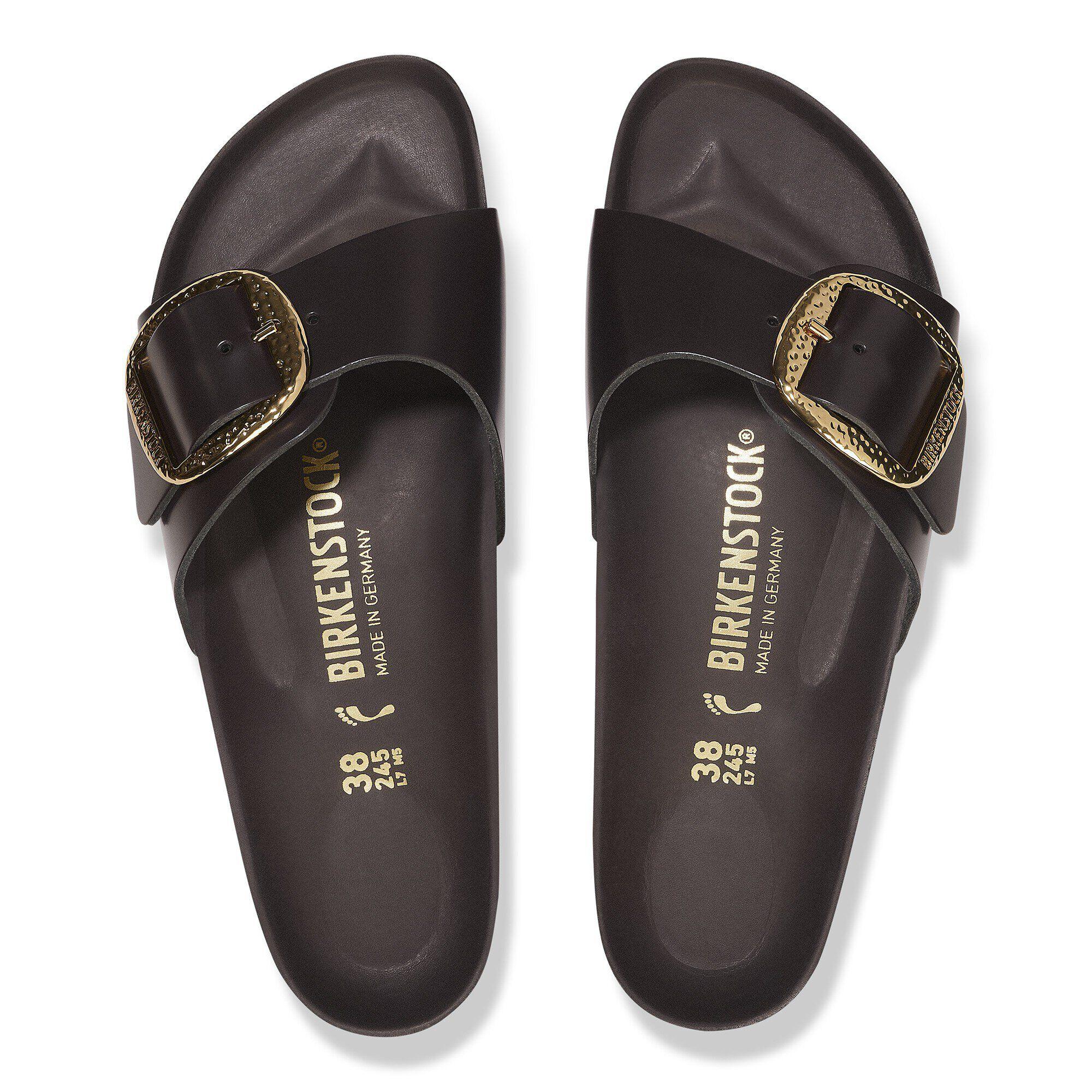 Madrid Hammered Big Buckle Natural Leather Patent High-Shine Espresso Product Image