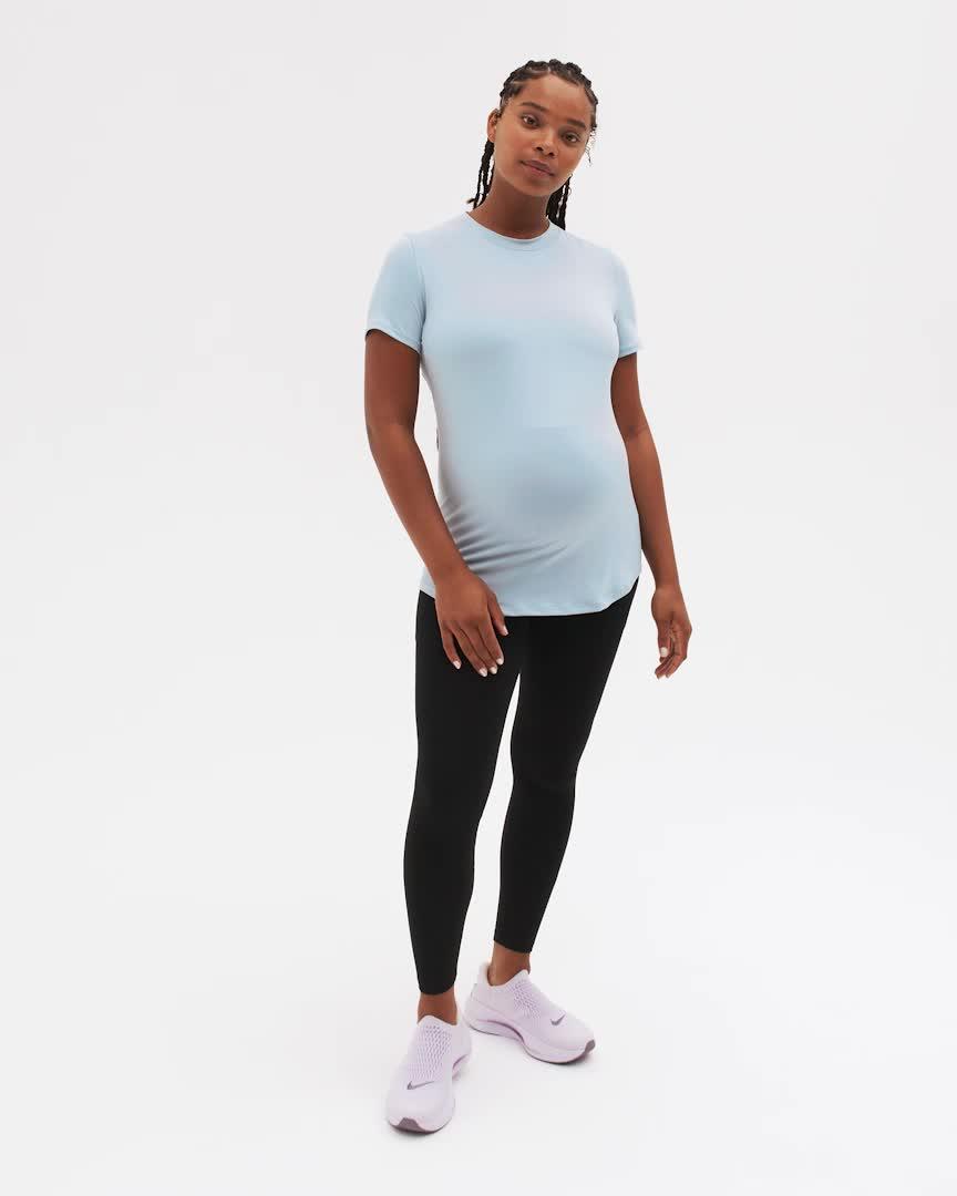 Nike Womens (M) One High-Waisted 7/8 Leggings with Pockets (Maternity) | FN4288-010 Product Image