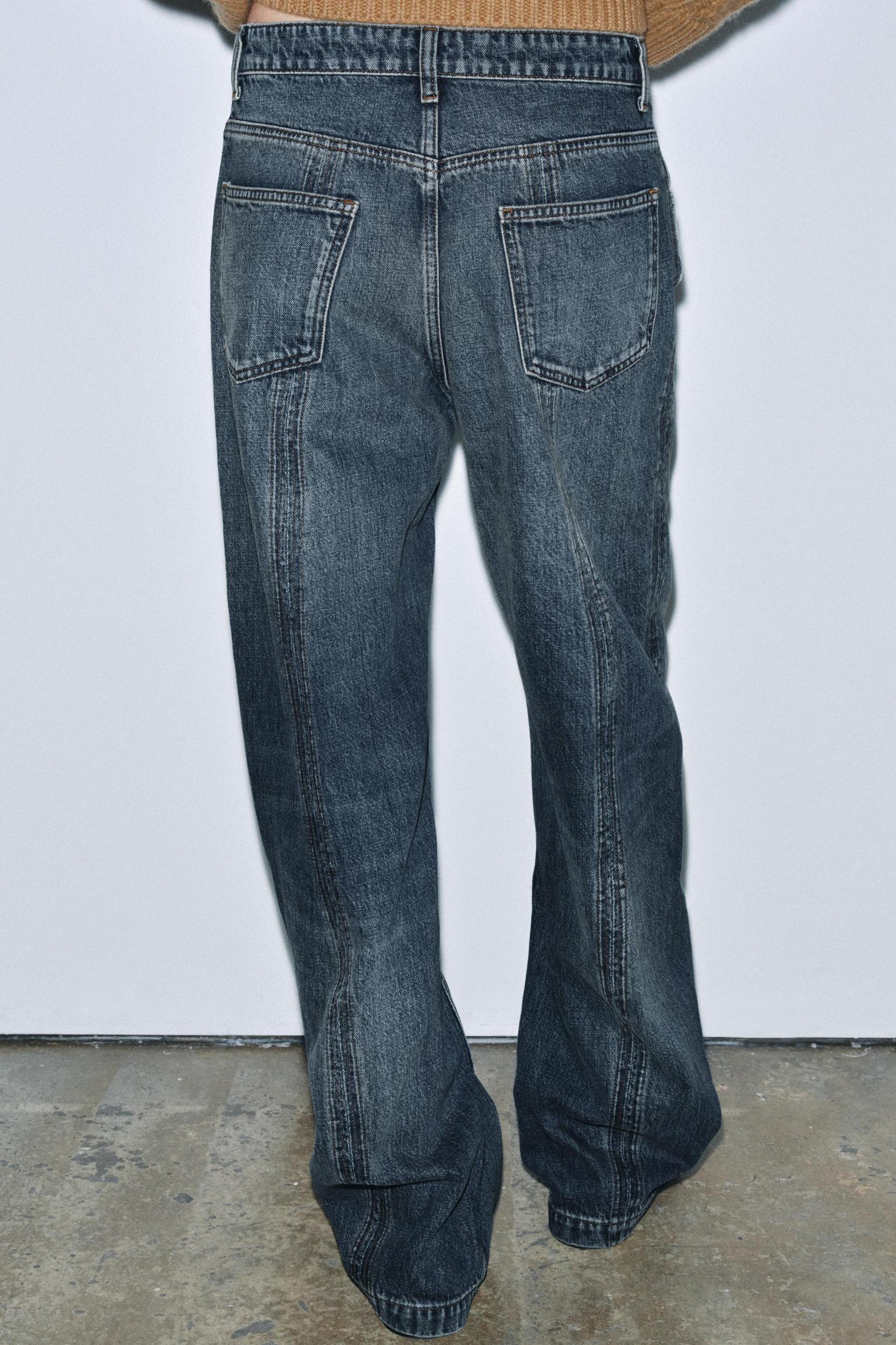 ZW COLLECTION MID-RISE BALLOON JEANS WITH ZIPPERS LIMITED EDITION Product Image