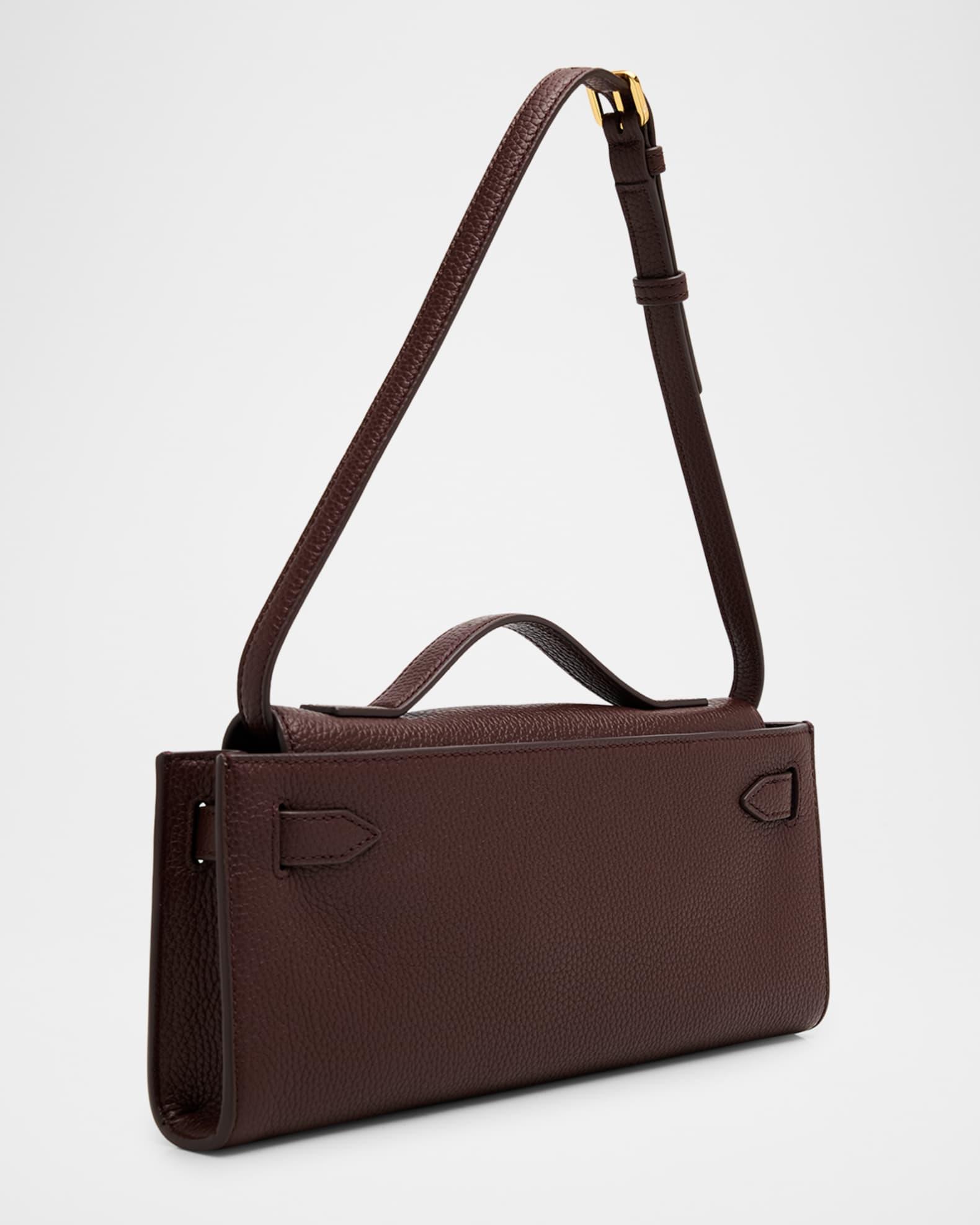 Dash Belted Grain Leather Clutch Bag Product Image